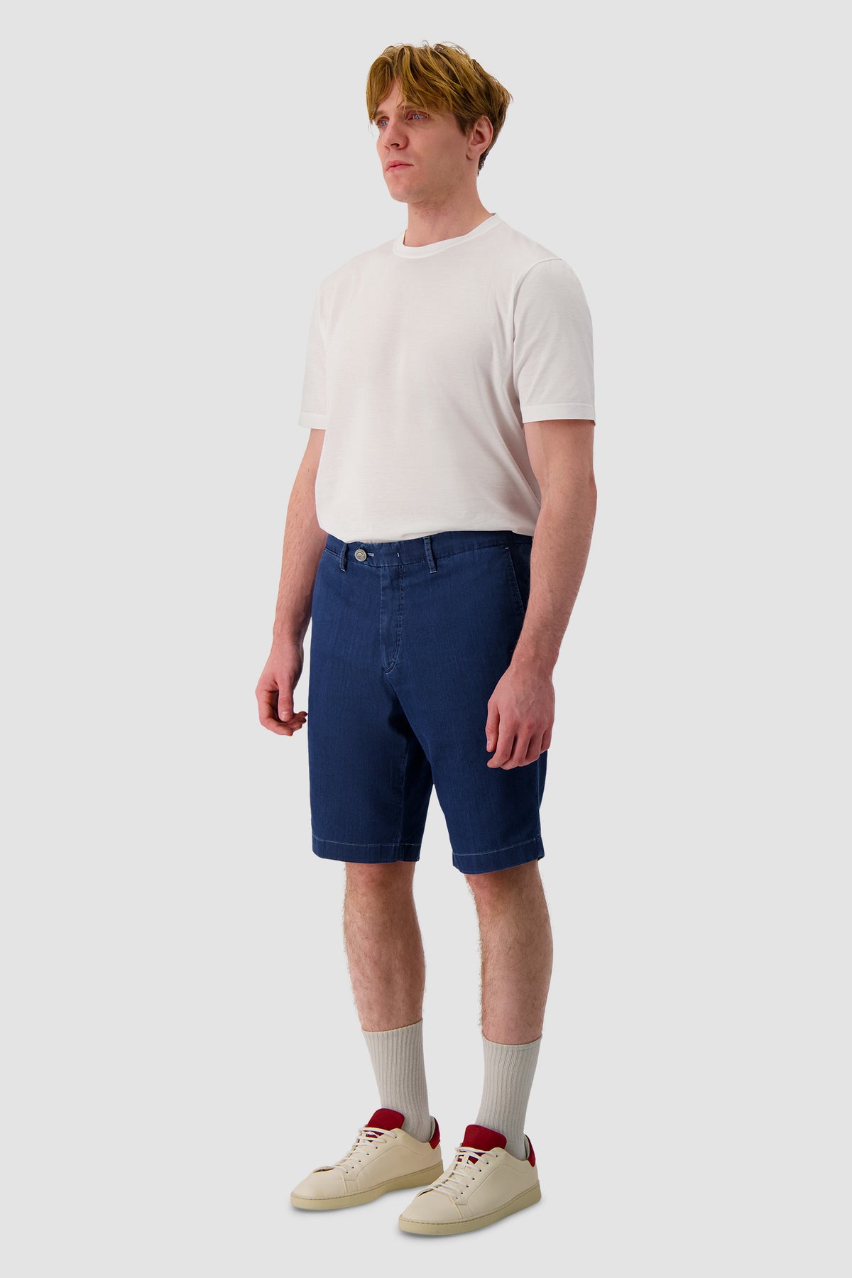 Richard J. Brown Mid Blue Denim Shorts