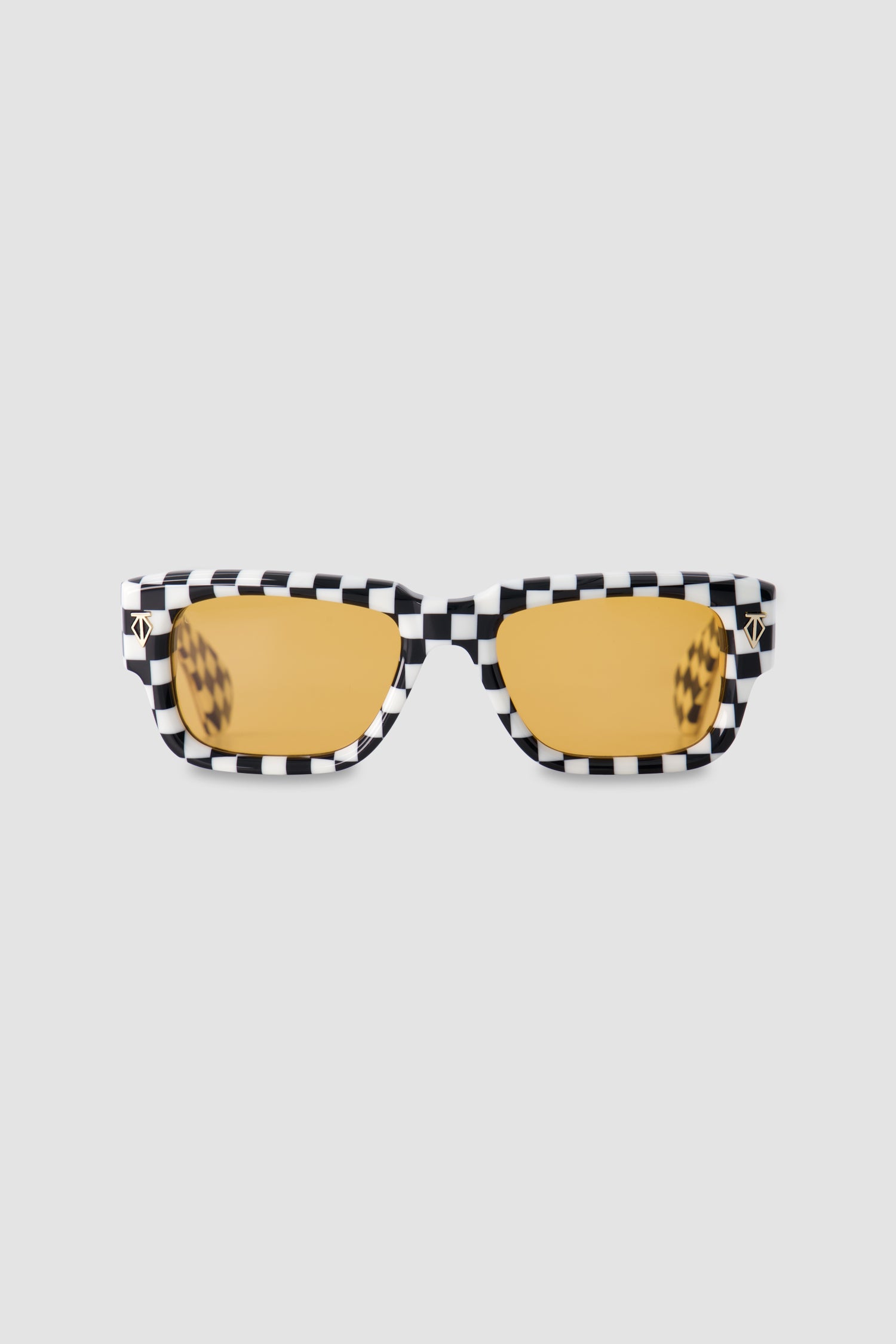 T Henri Black/White Checkered Taycan Sunglasses