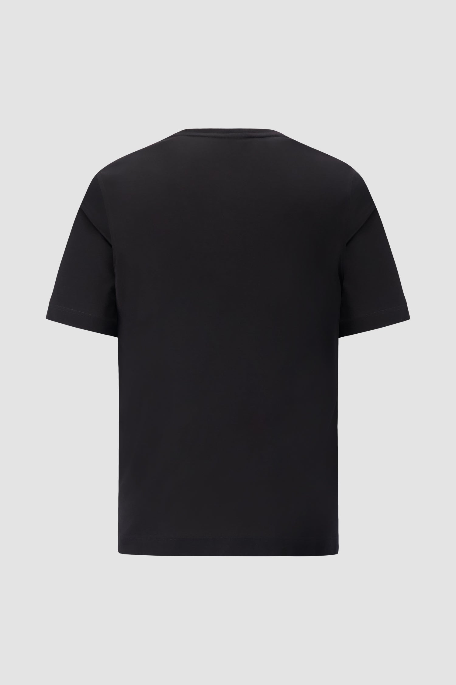 Zilli Black Cotton T-Shirt