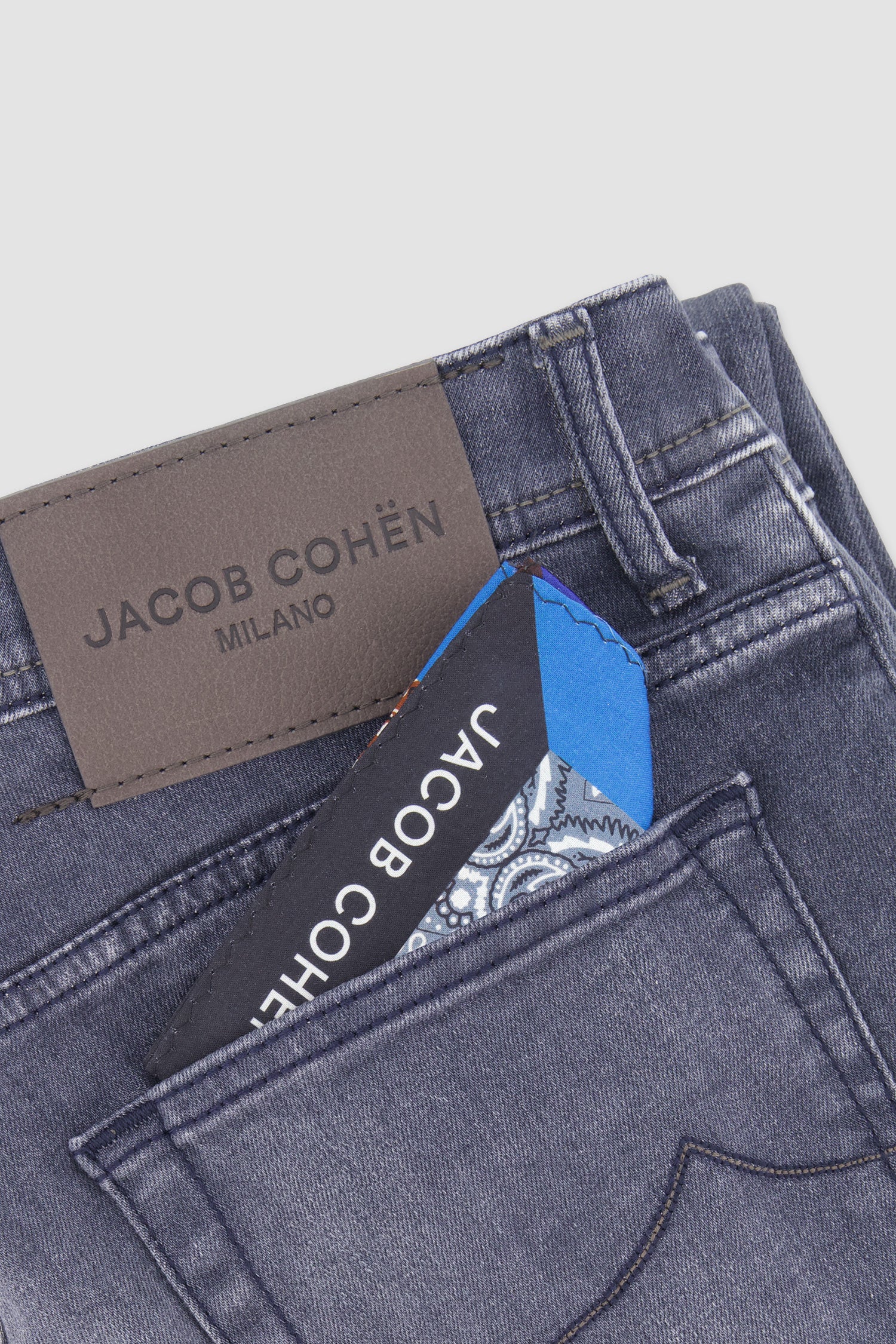 Jacob Cohen Grey Slim Fit Nick Jeans