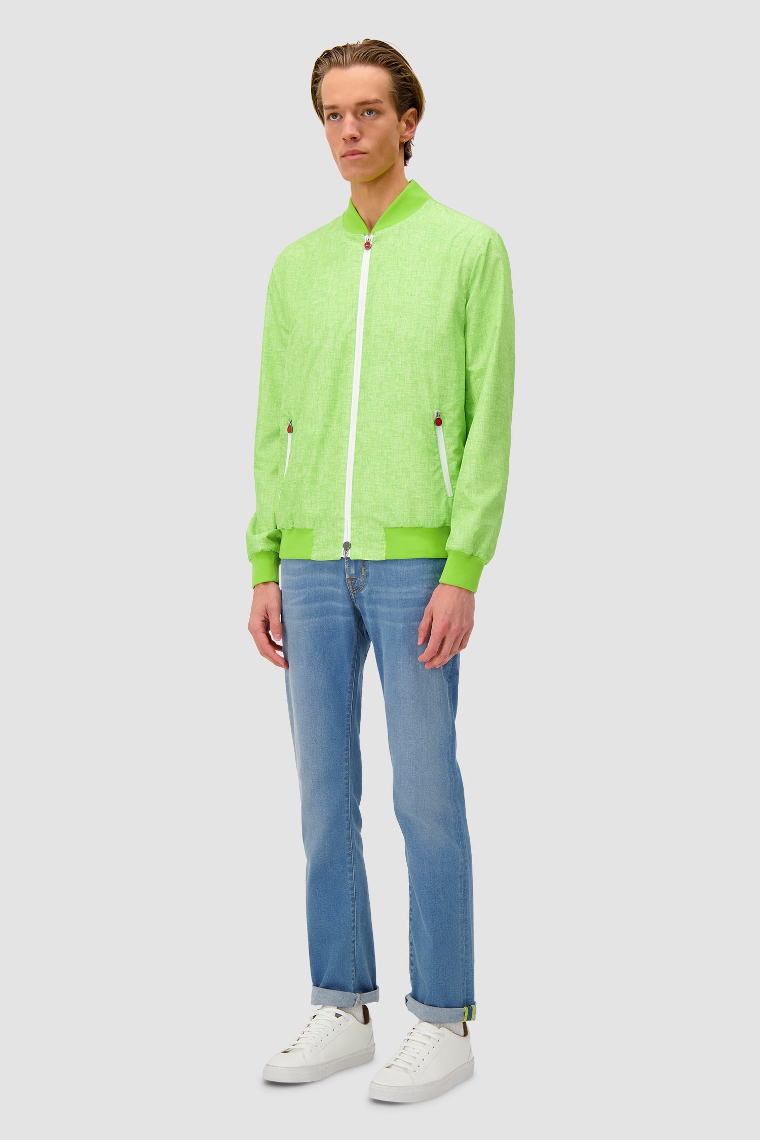 Blouson bomber vert Kiton
