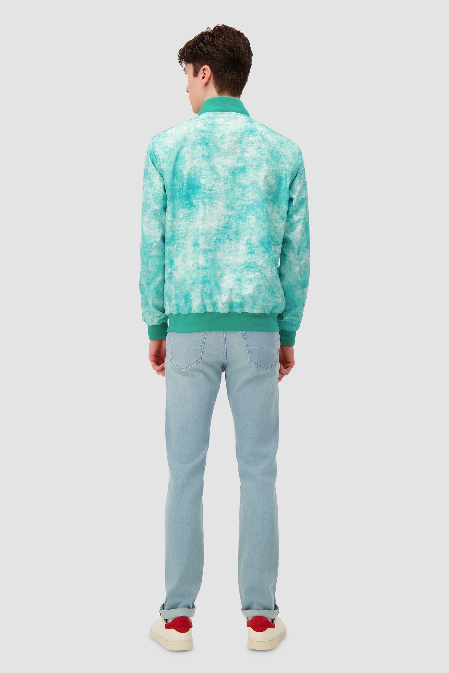 Blouson aviateur teal Kiton