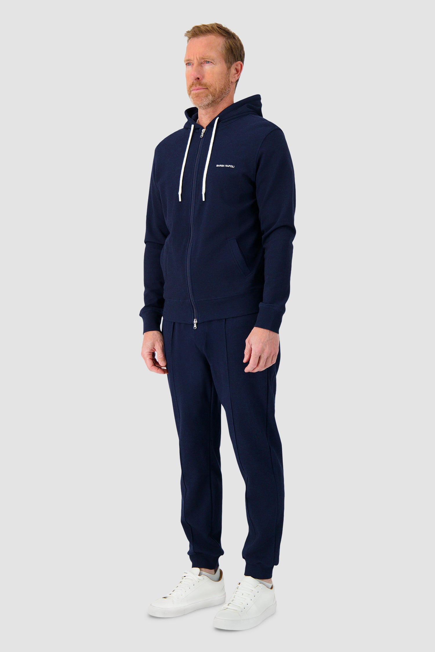 Barba Napoli Tracksuit Navy Hoodie