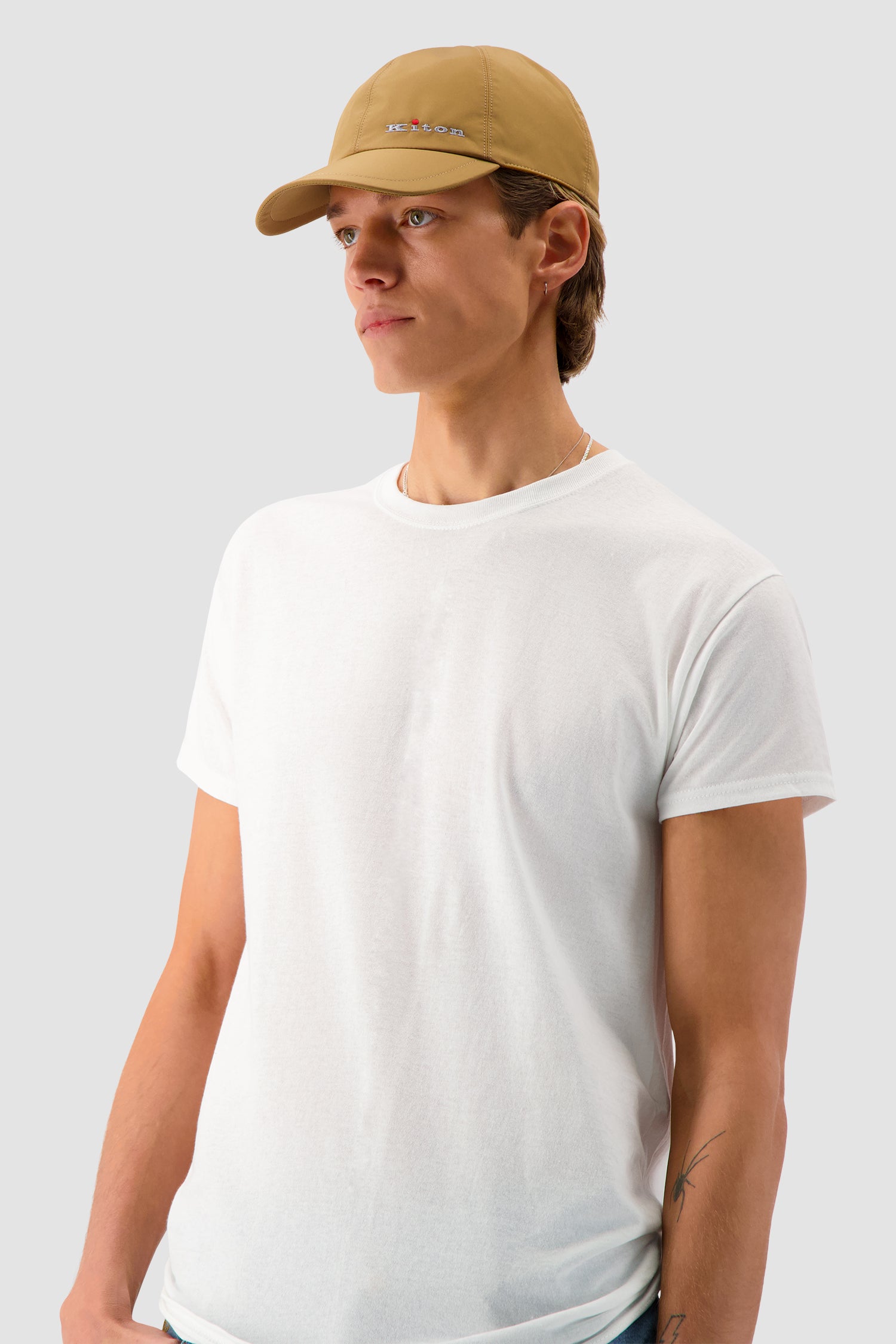 Kiton Taupe Baseball Cap