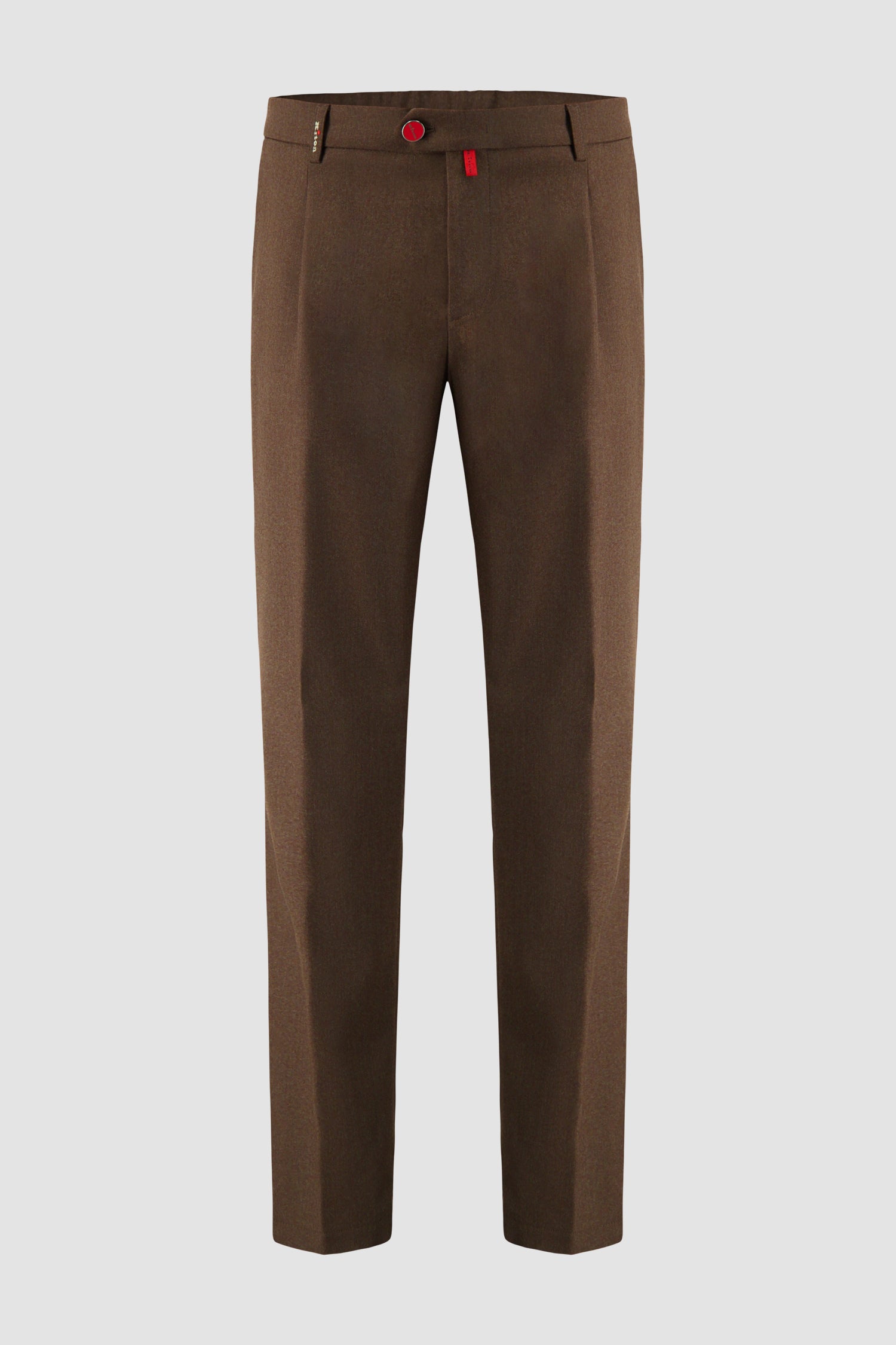 Kiton Brown Wool Trousers