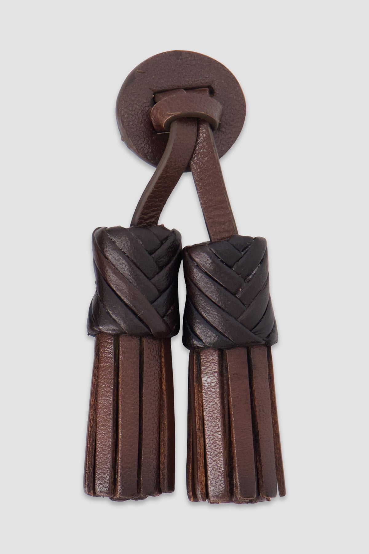 Santoni Brown Loafer Tassels
