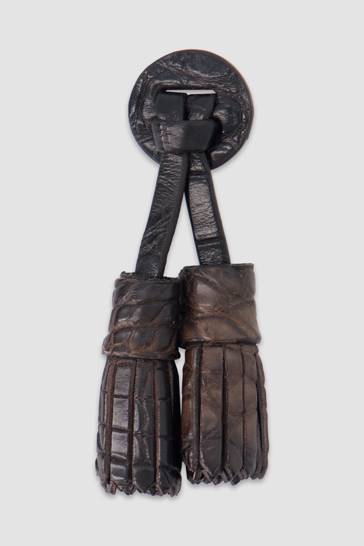 Santoni Brown Loafer Tassels
