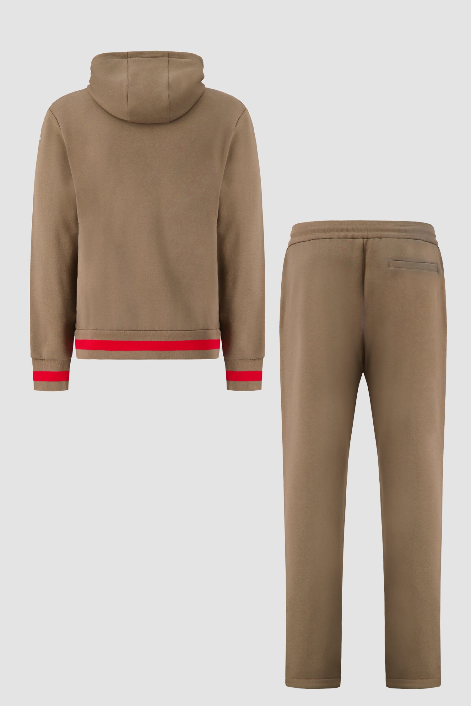 Kiton Olive Green/Red Cotton Tracksuit