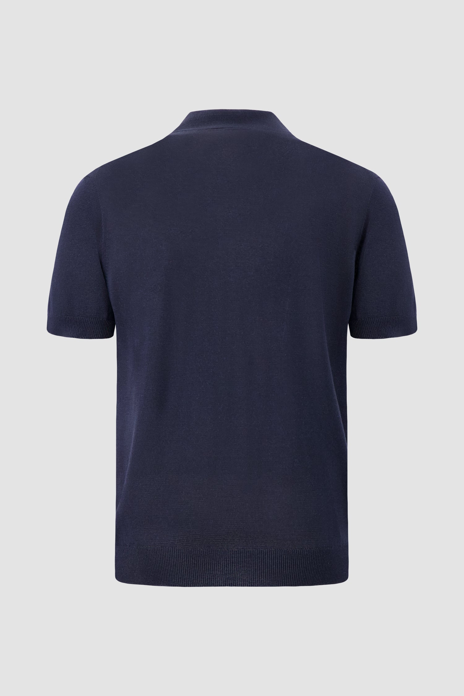 Kiton Silk Navy Polo