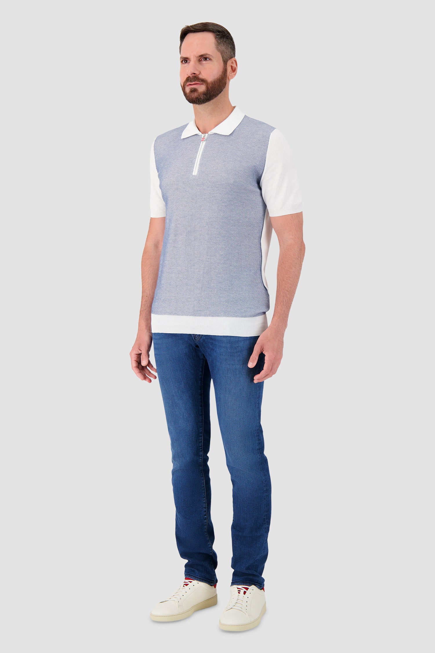 Kiton White Polo