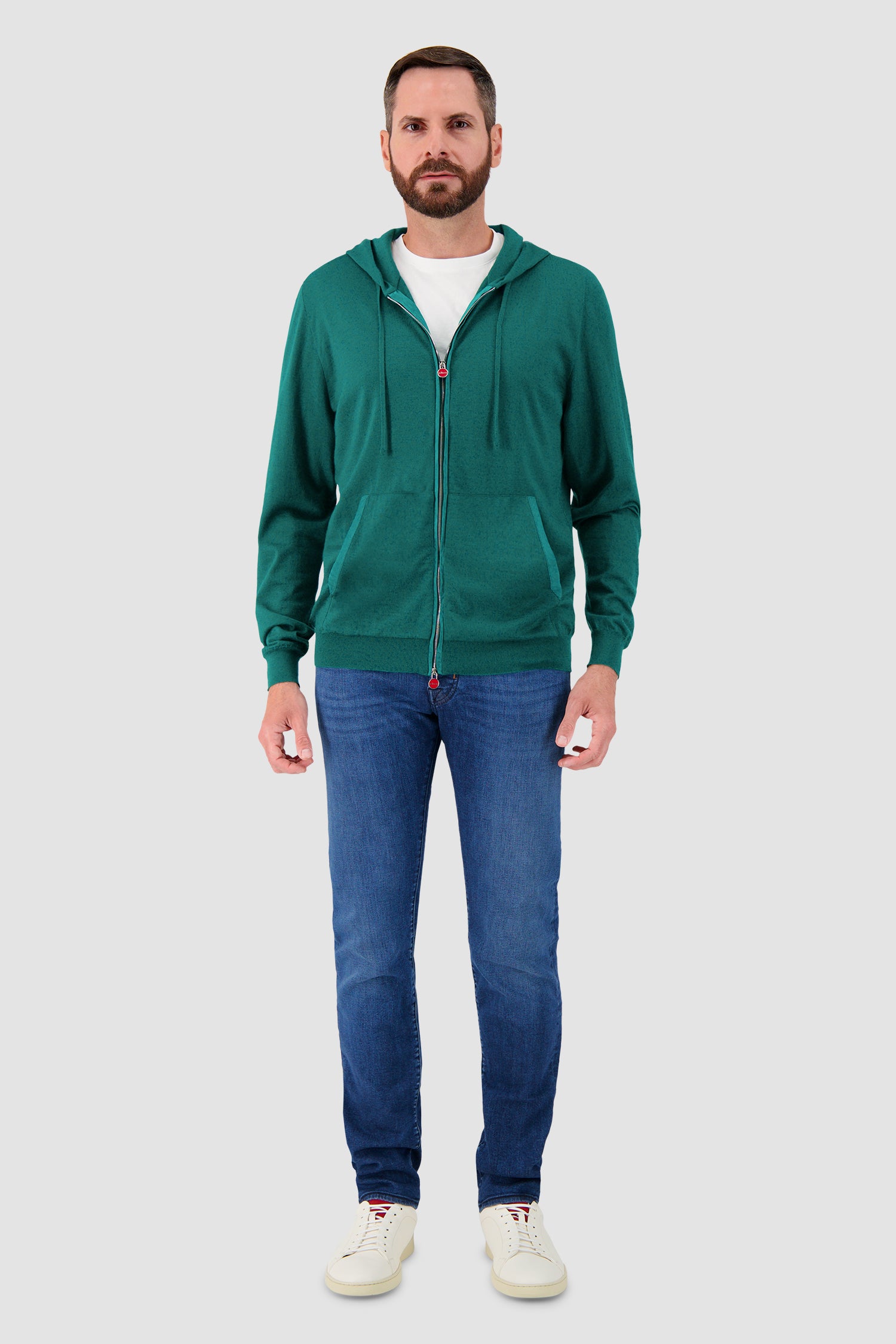 Kiton Green Hoodie