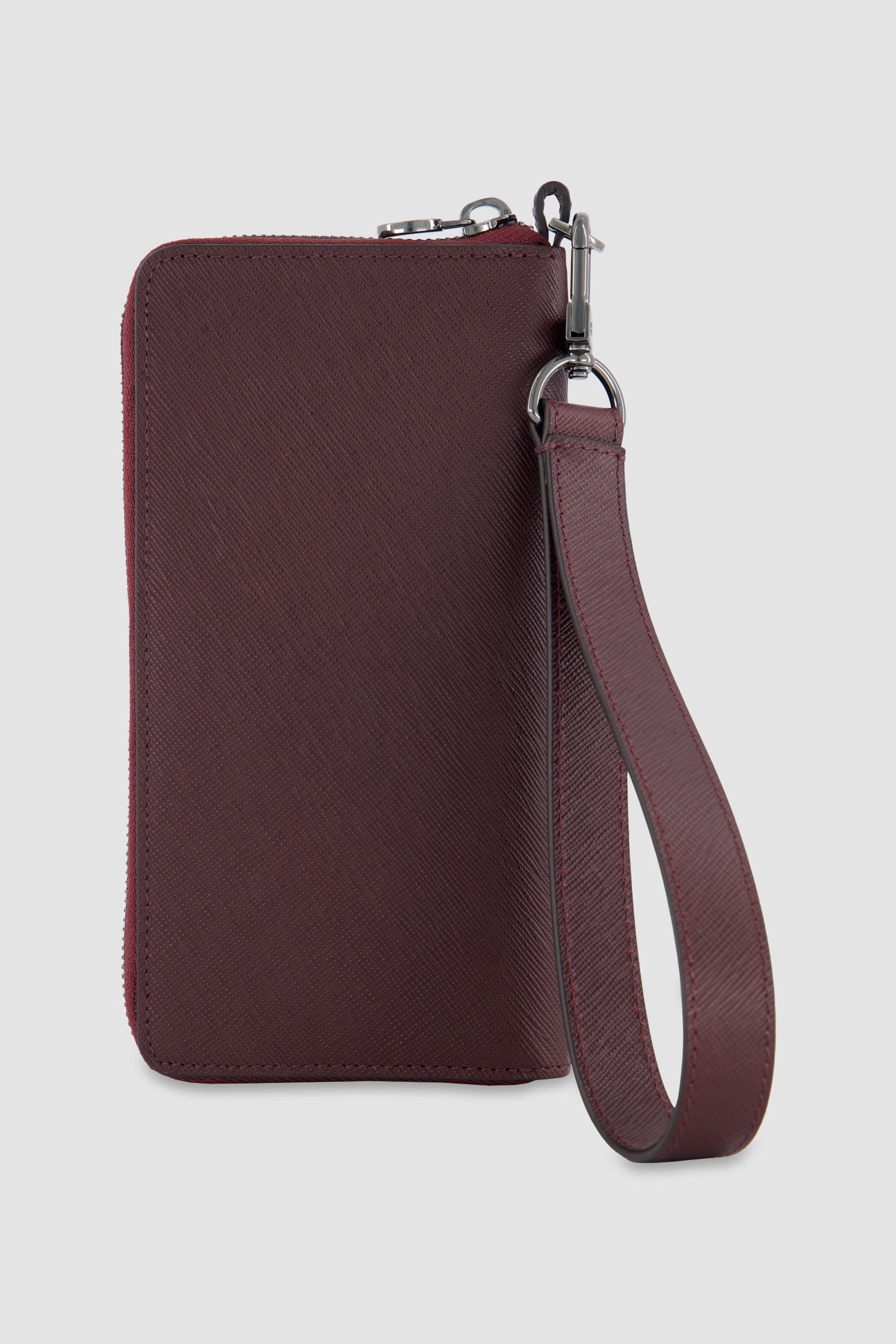 Kiton, support de téléphone en cuir de cerf blanc