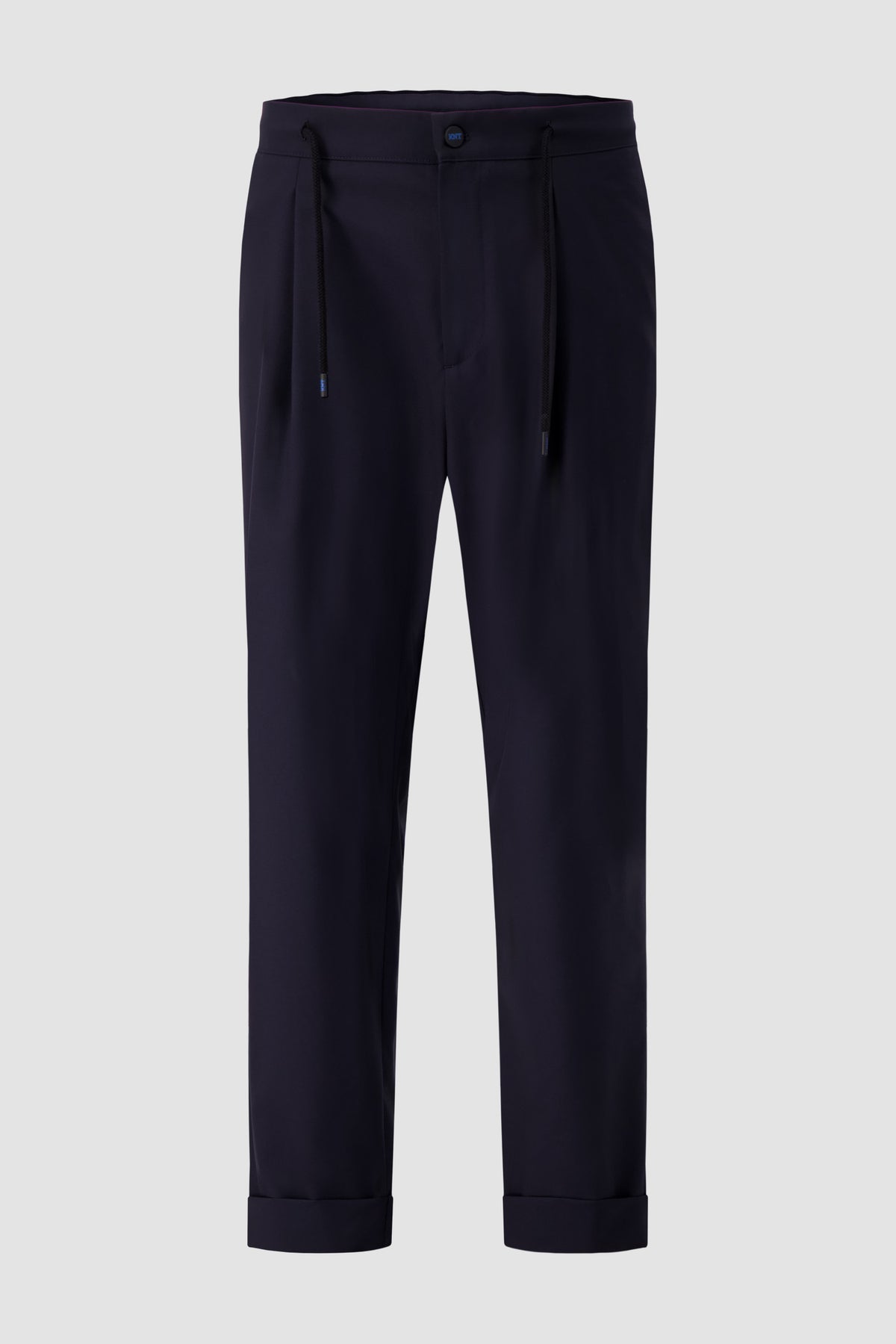 Kiton Navy Wool Trousers