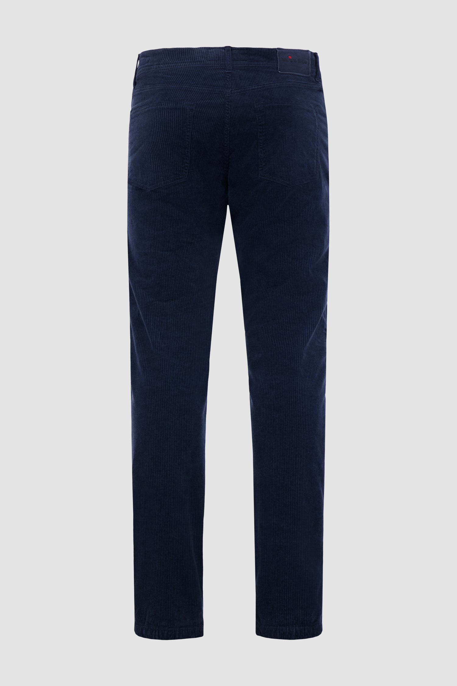Pantalon en velours côtelé rouge Kiton