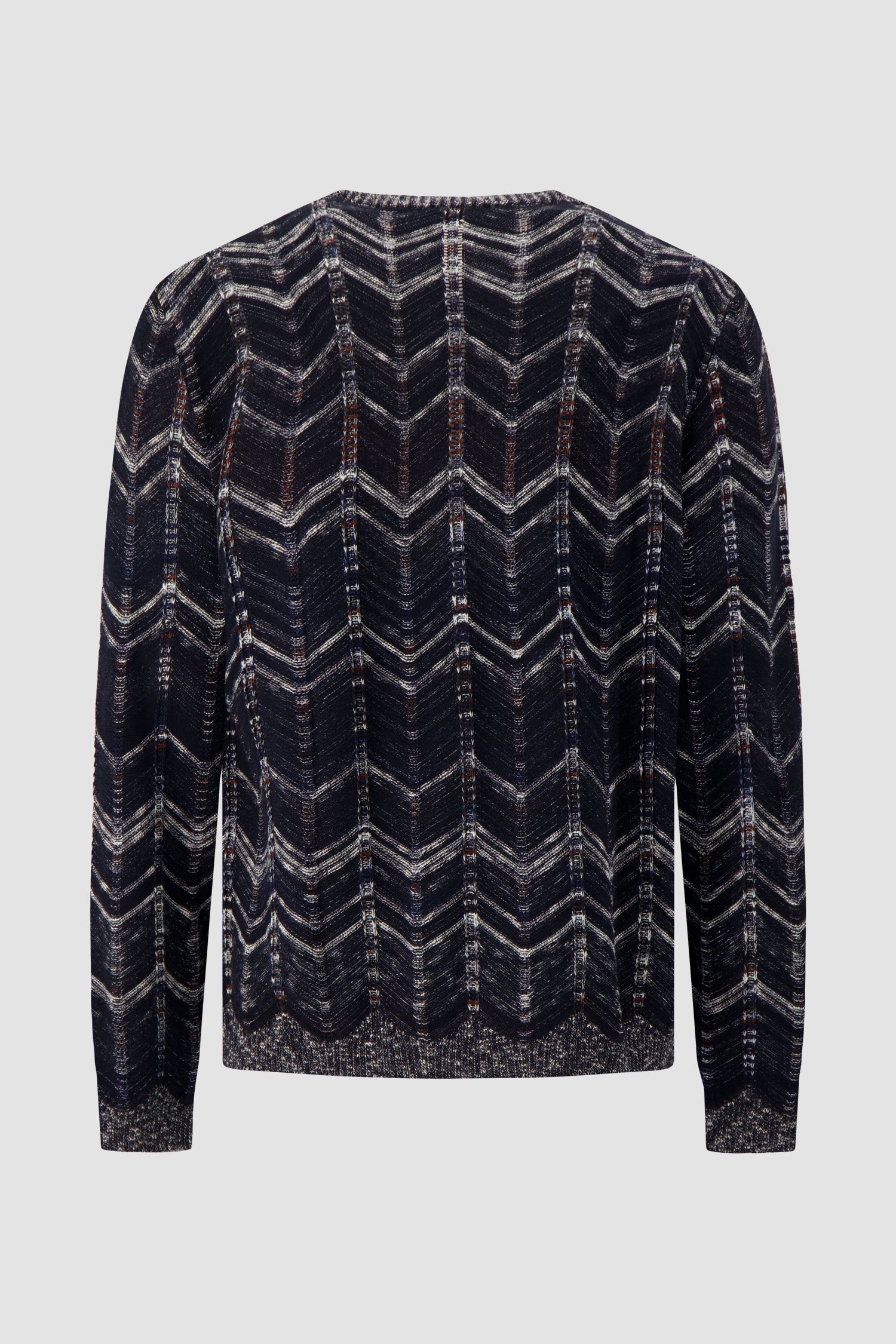 Missoni Navy Crew Neck Pullover