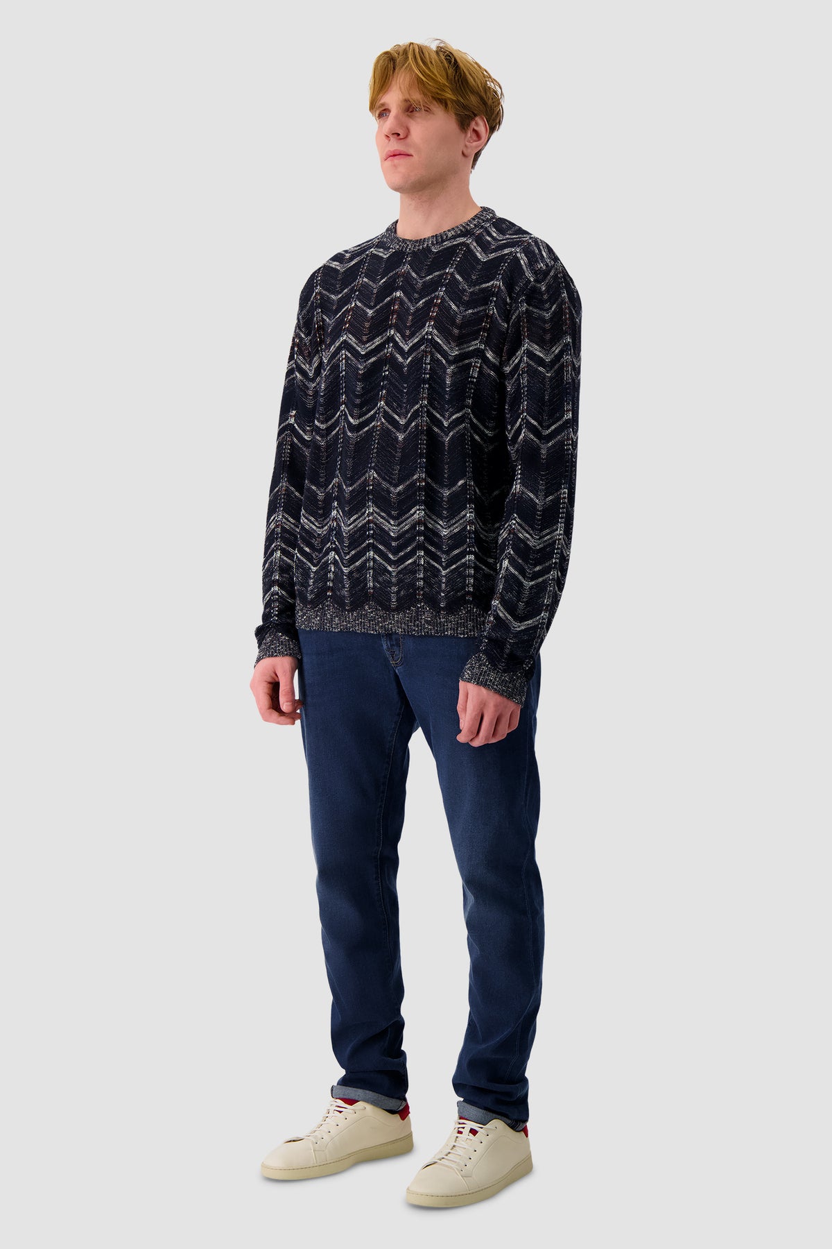 Missoni, pull ras-du-cou en coton