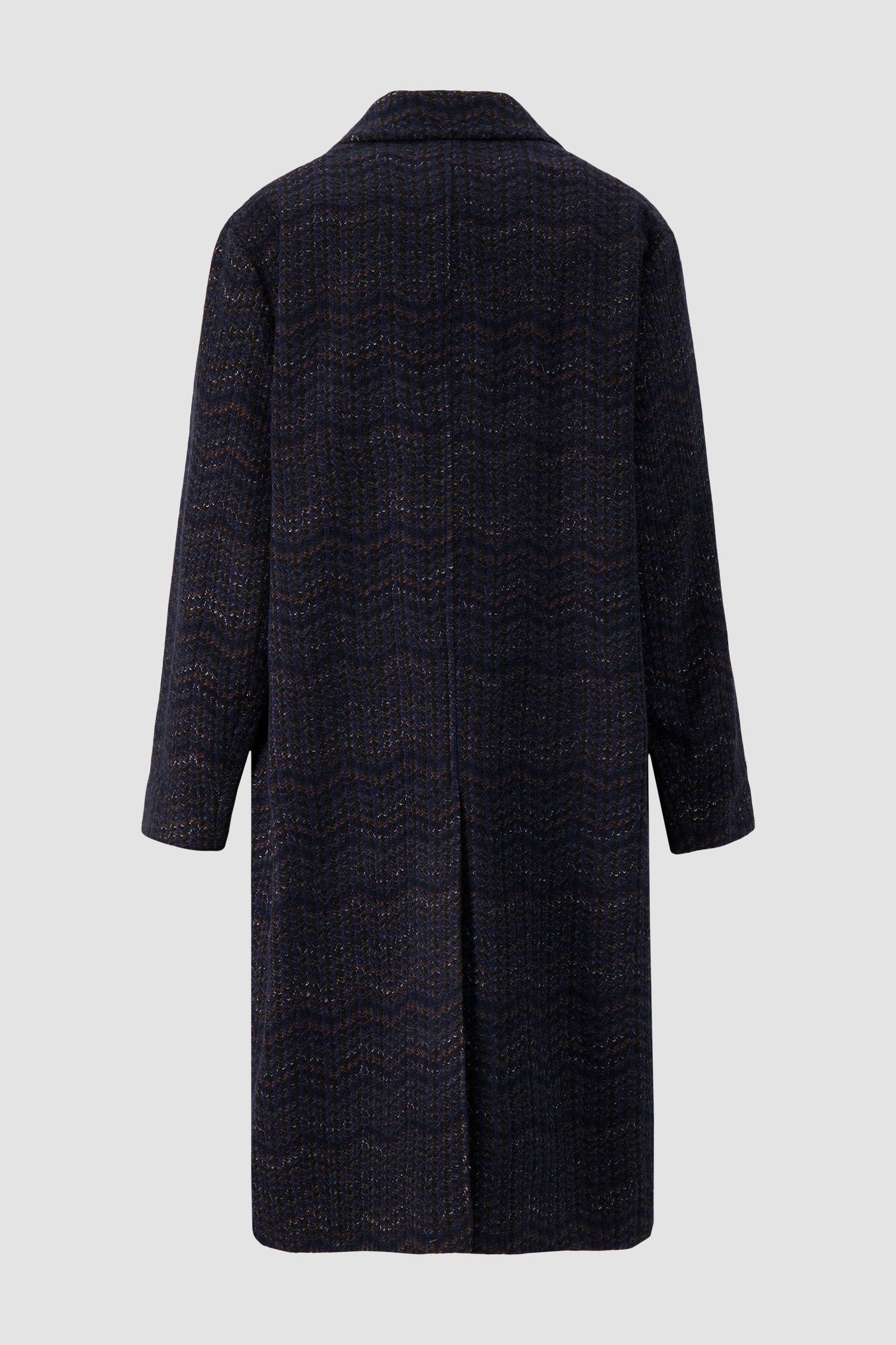 Missoni Navy Cashmere Double Breasted Coat