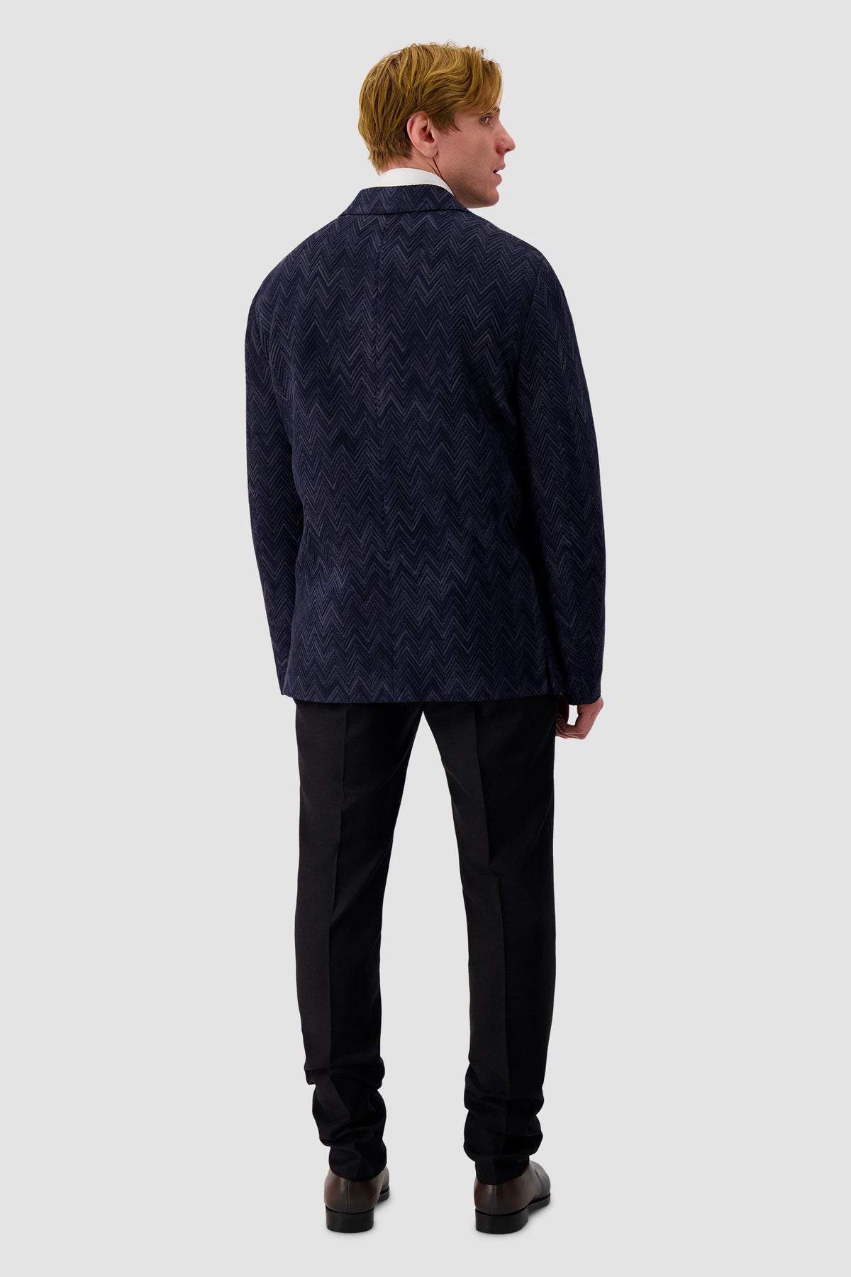 Missoni Navy Chevron Blazer
