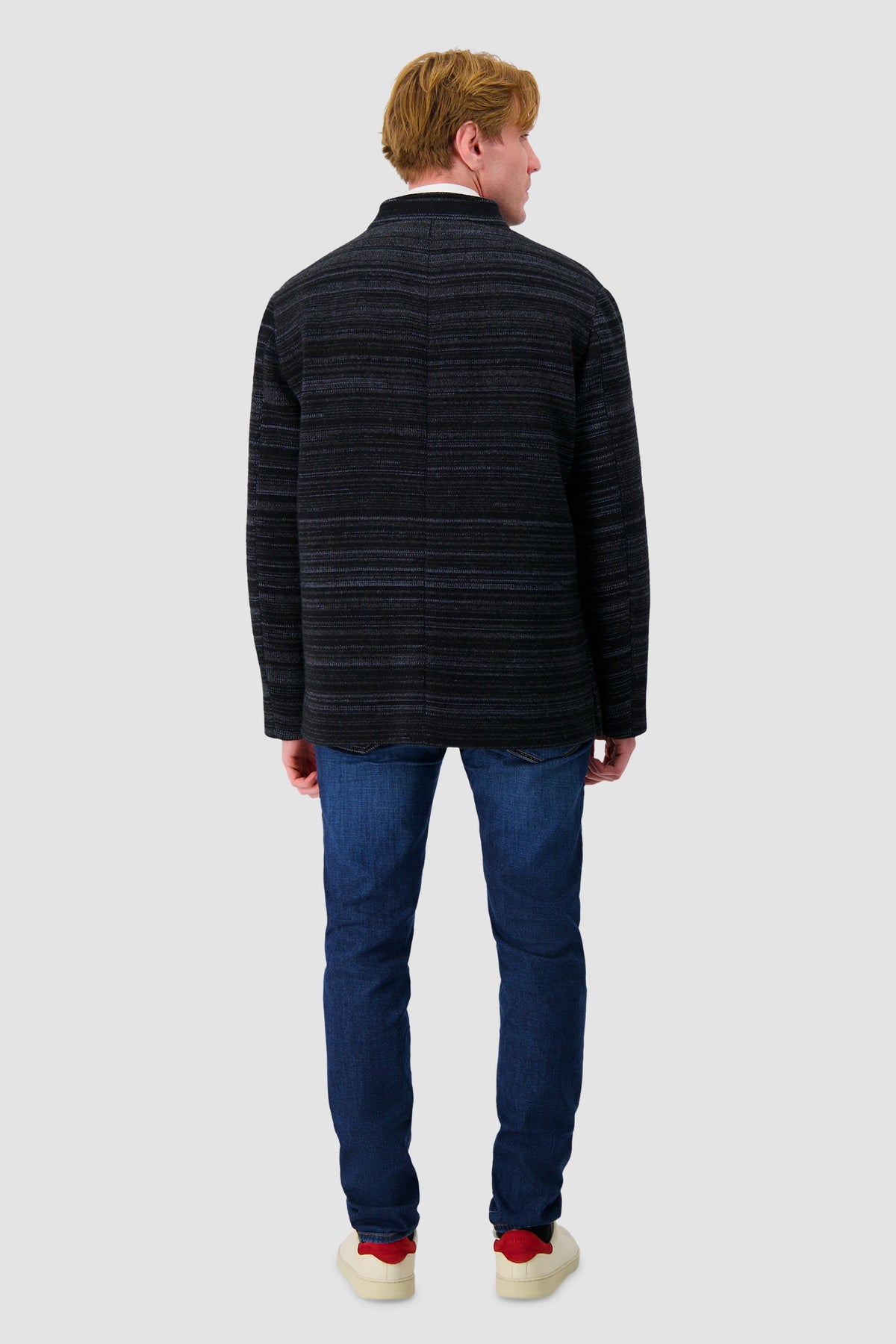 Missoni Charcoal Wool Knit Button-Front Jacket