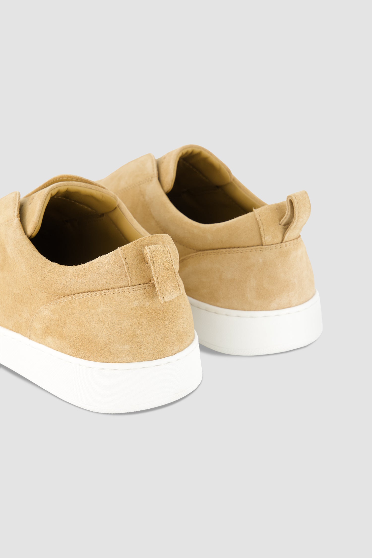 Kiton Tan/Milk Suede Sneakers