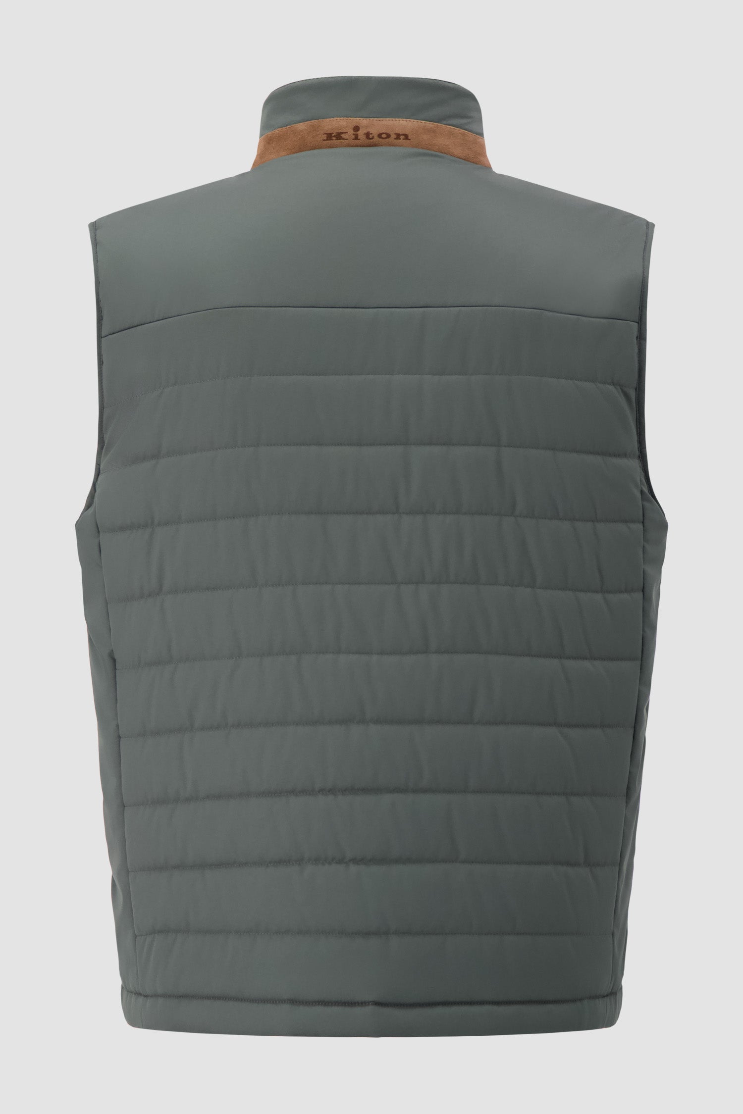 Gilet matelassé vert sauge Kiton