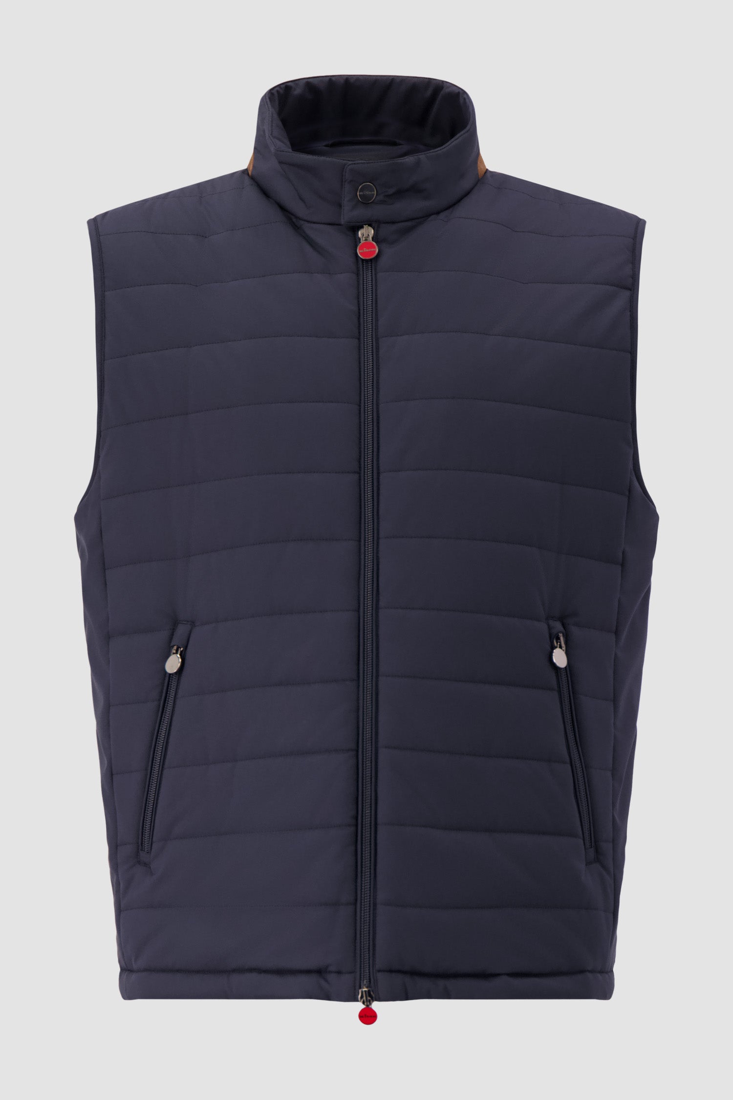 Gilet matelassé Kiton bleu marine