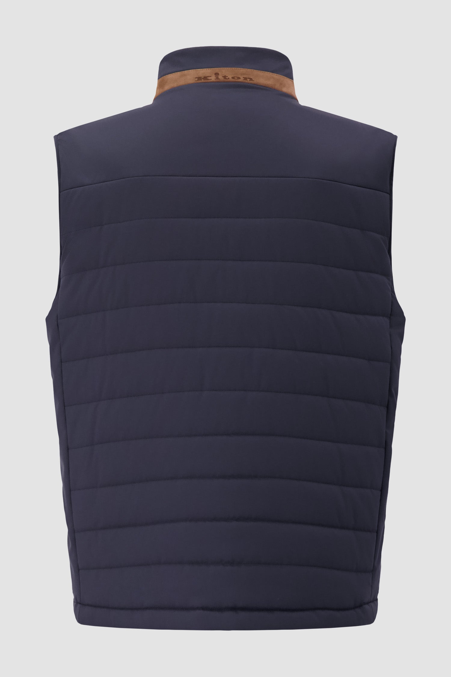 Gilet matelassé Kiton bleu marine