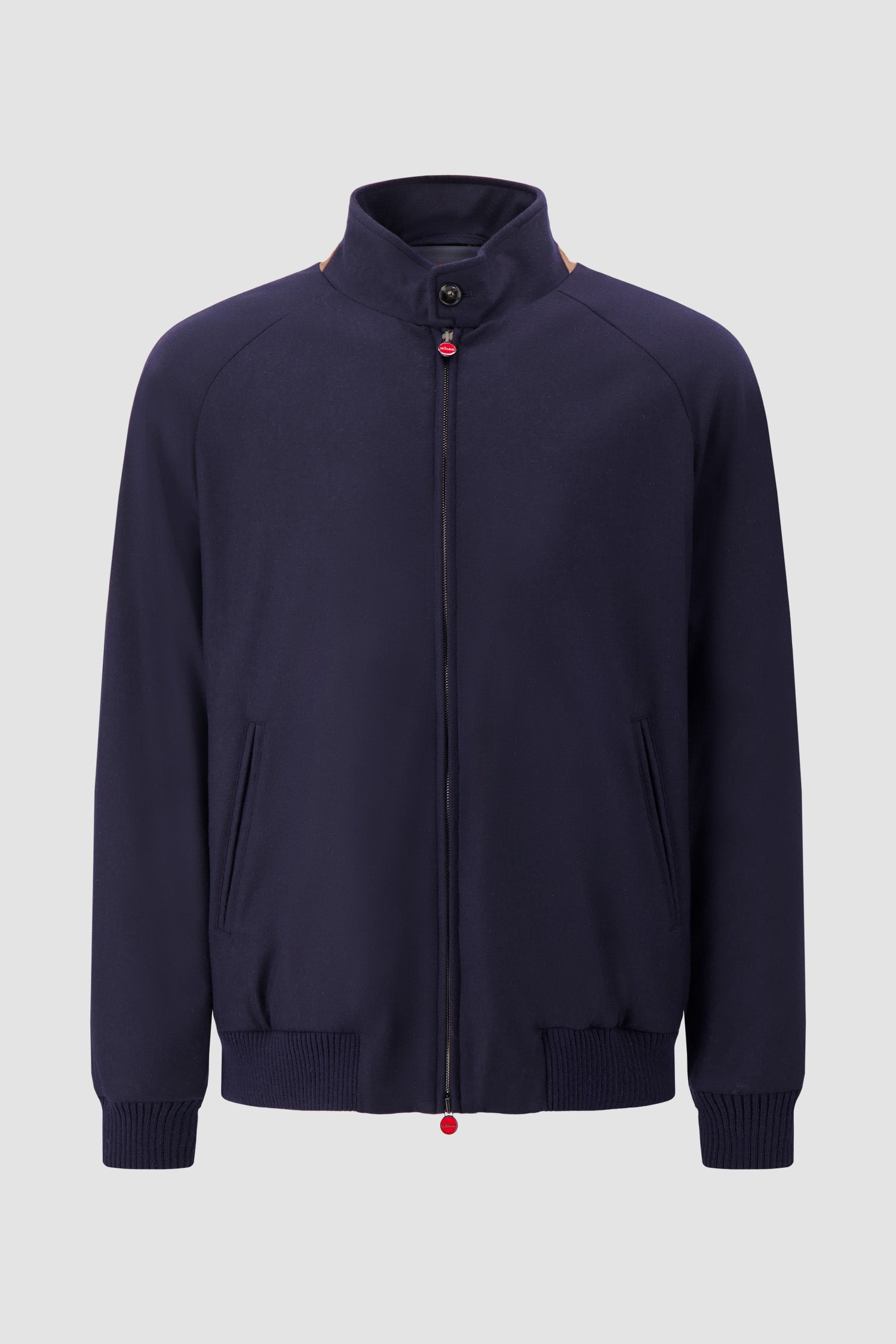 Blouson bomber zippé marine Kiton homme