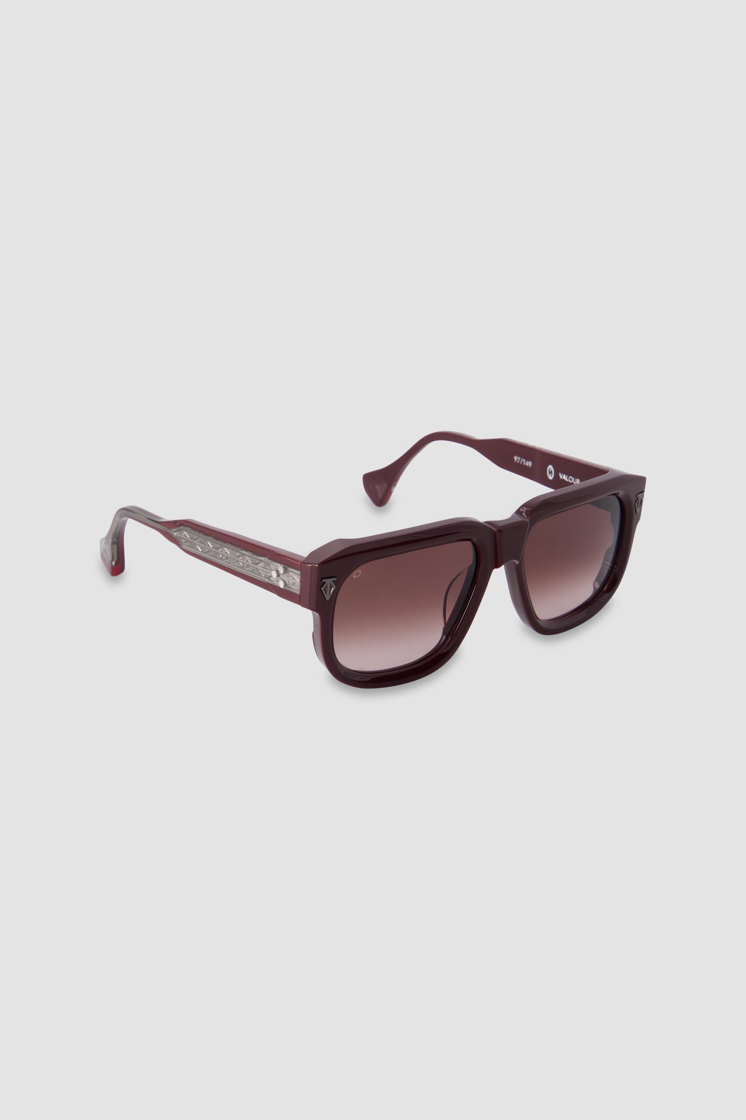 T Henri Burgundy Valour Sunglasses