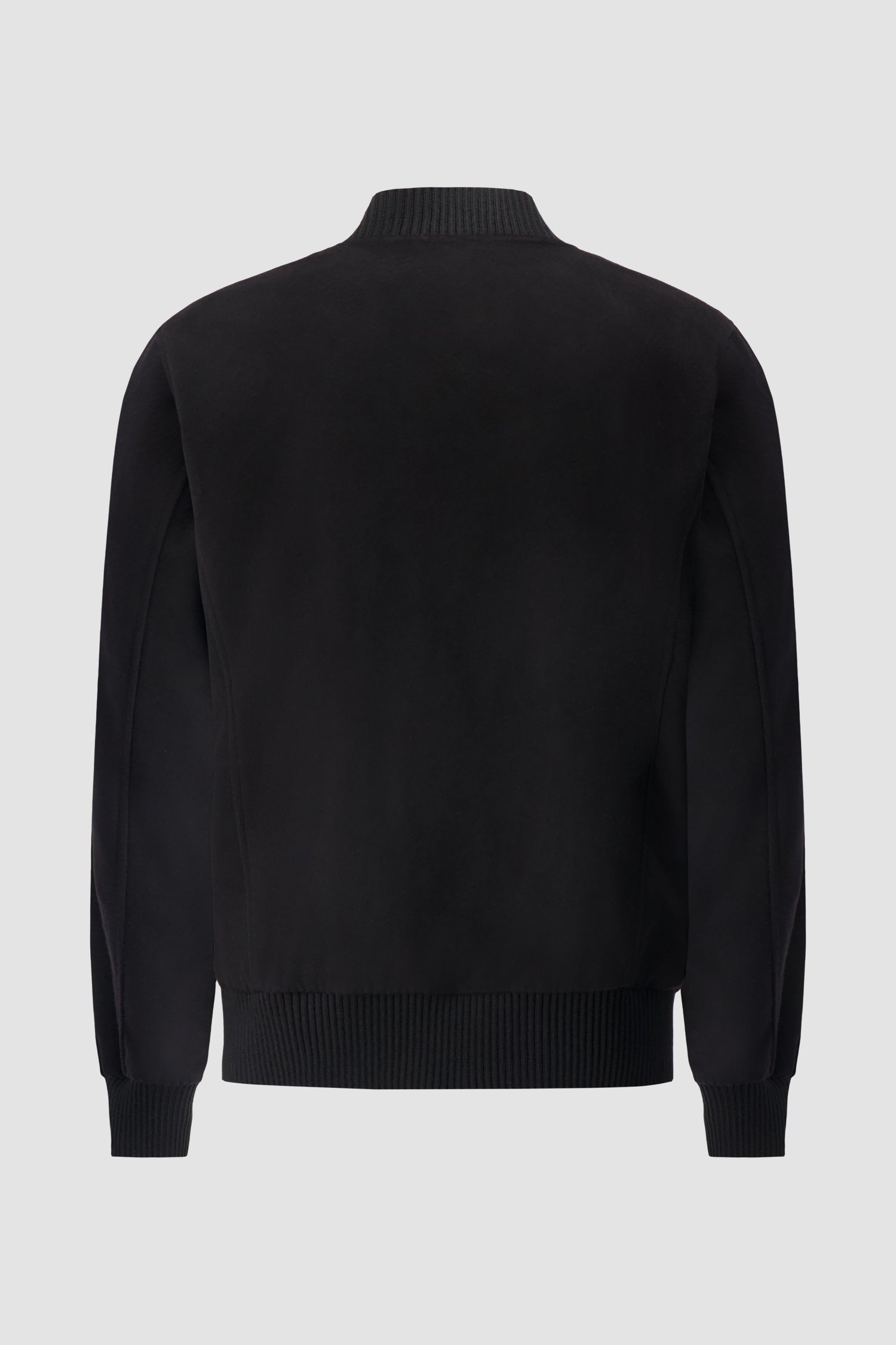 Barba Napoli Black Cashmere Bomber Jacket