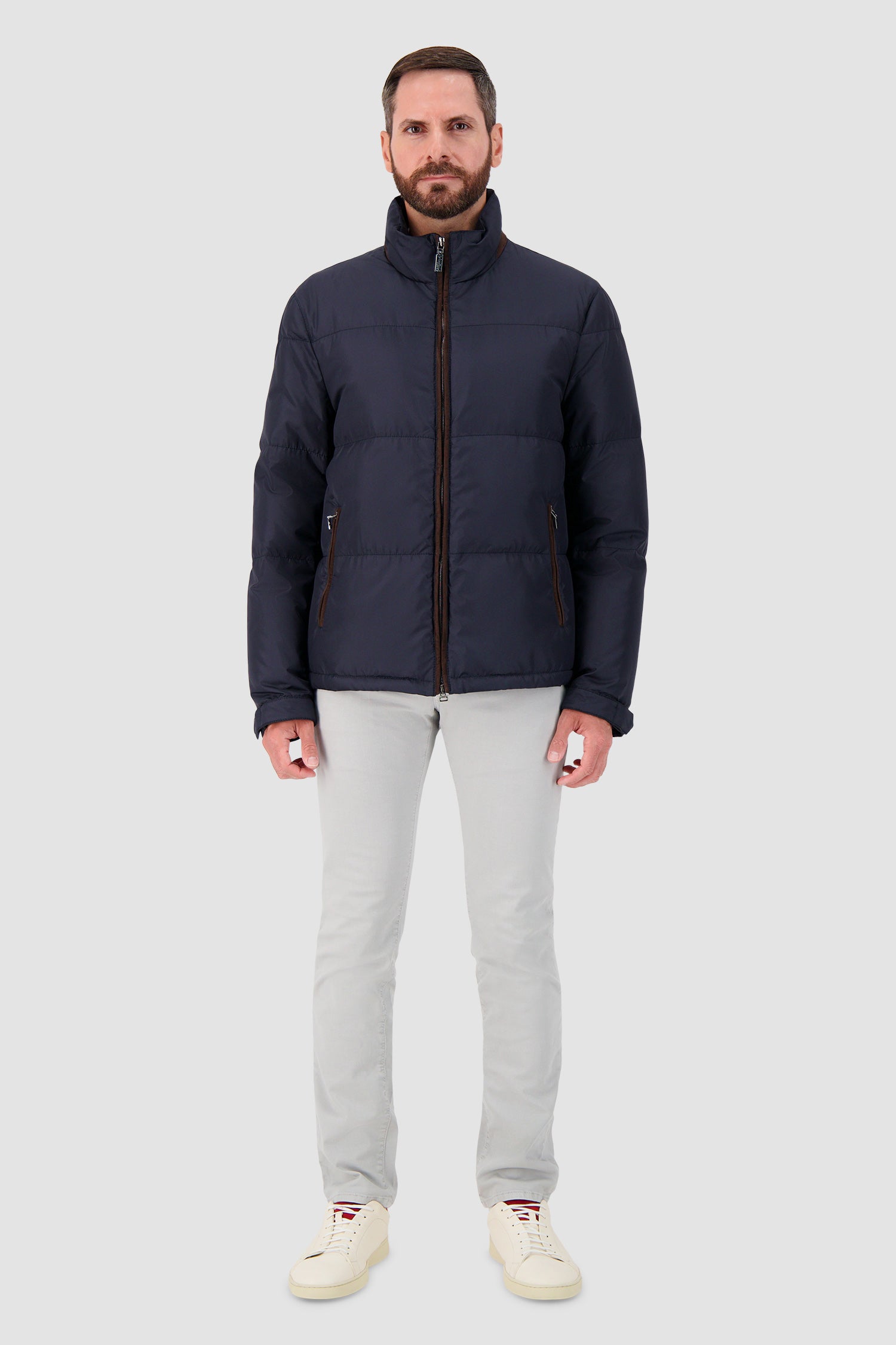 Hettabretz Navy Down Jacket