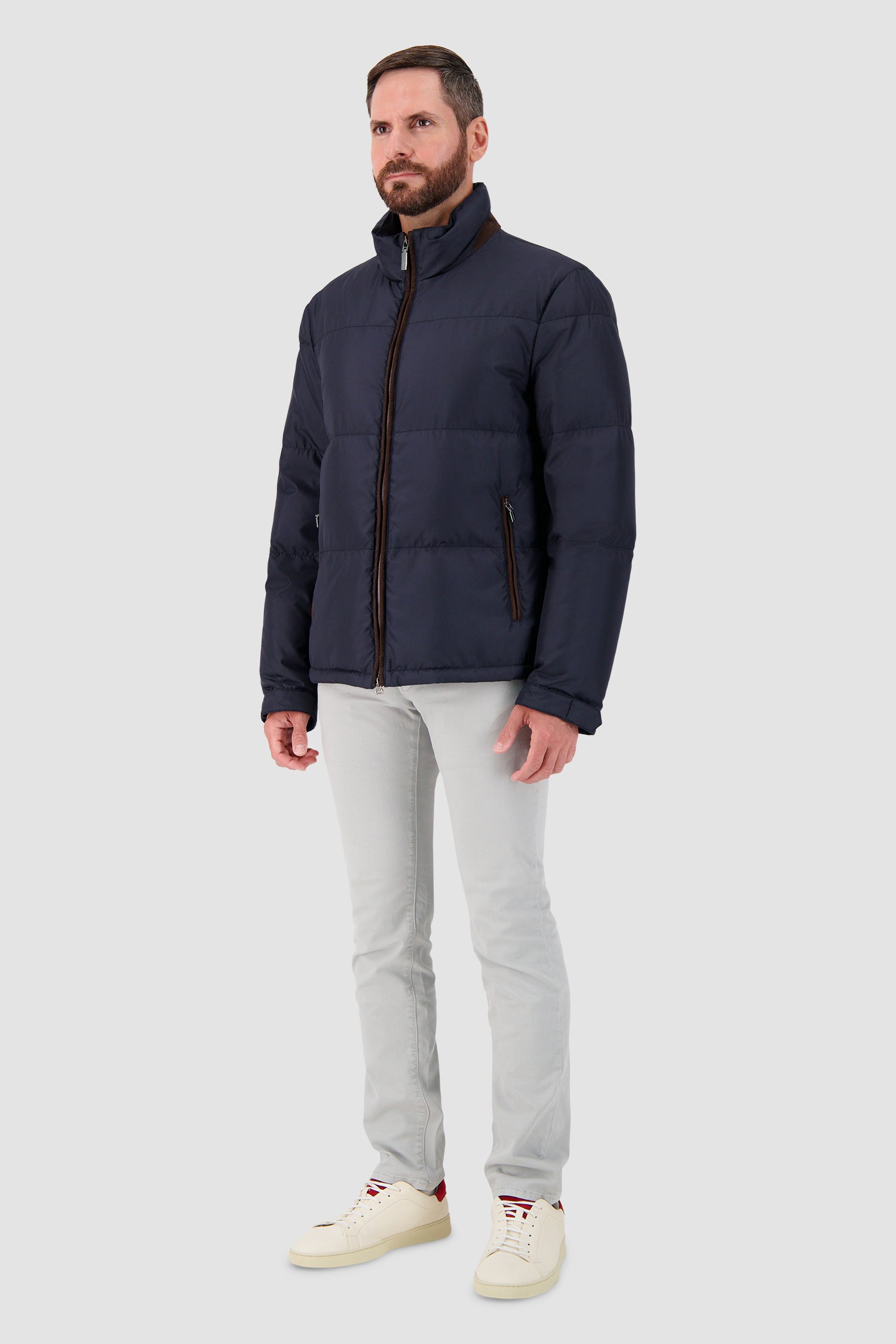 Hettabretz Navy Down Jacket