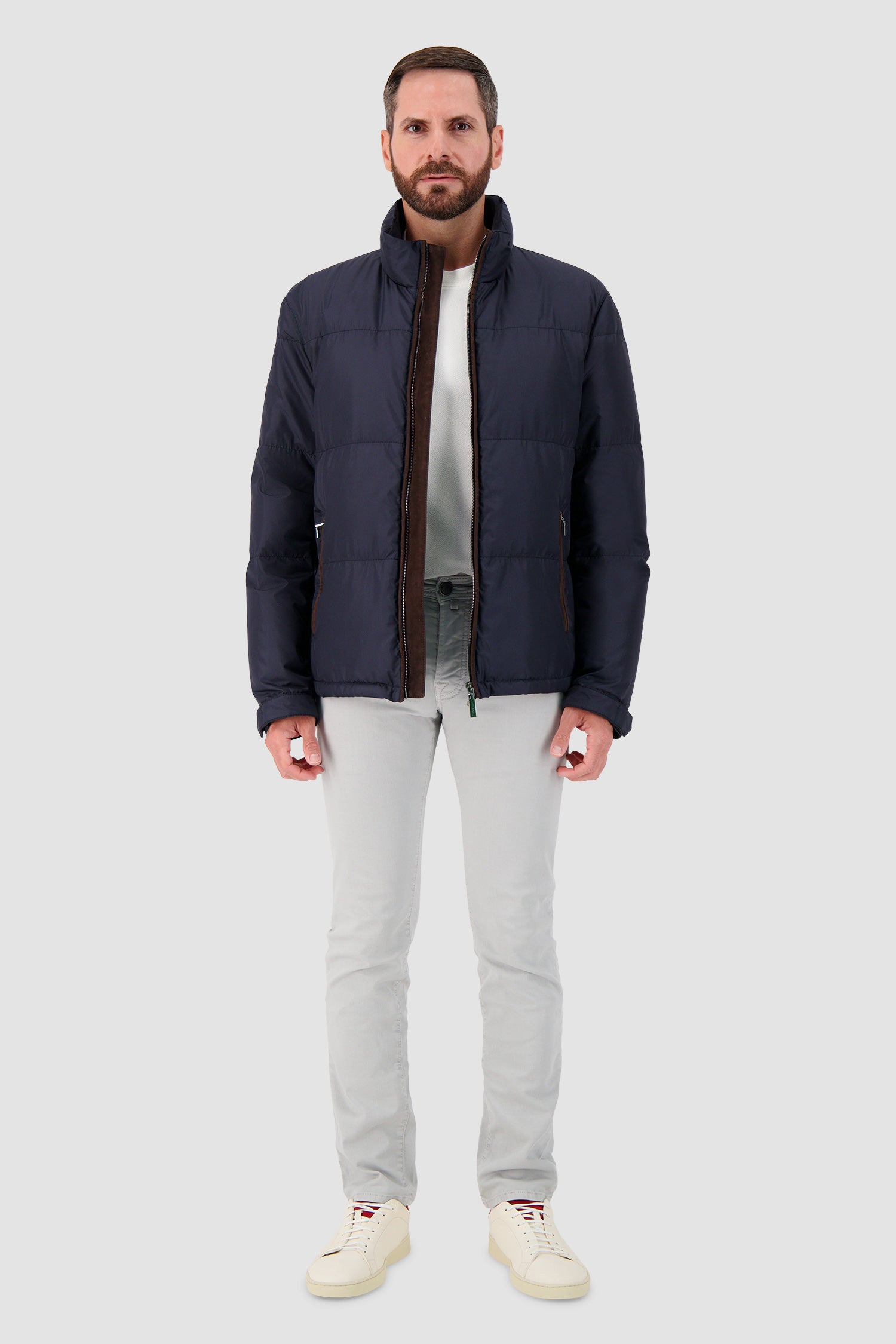 Hettabretz Navy Down Jacket