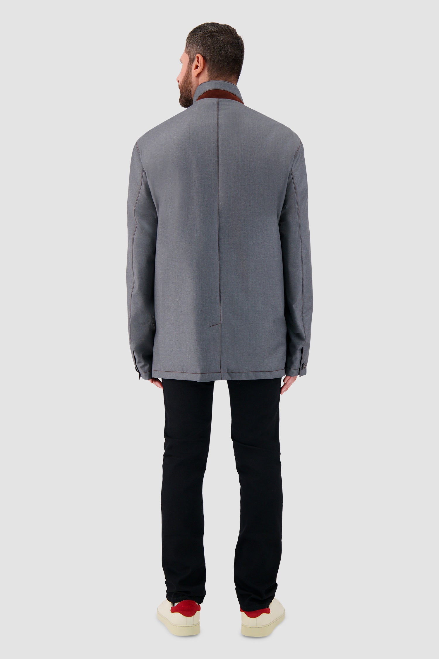 Hettabretz Grey Technical Field Jacket