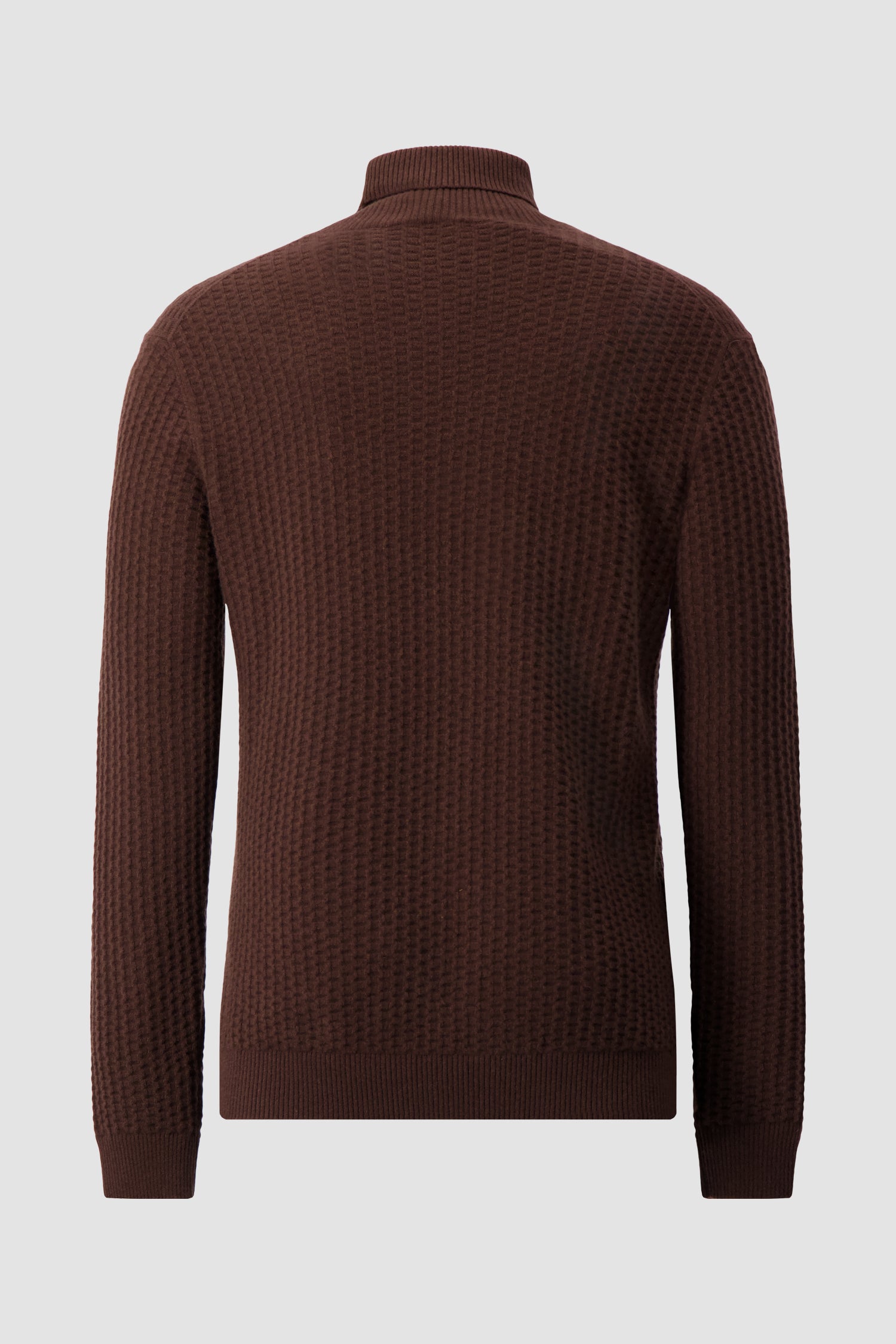 Pashmere Brown Baby Cashmere Turtle Neck Sweater
