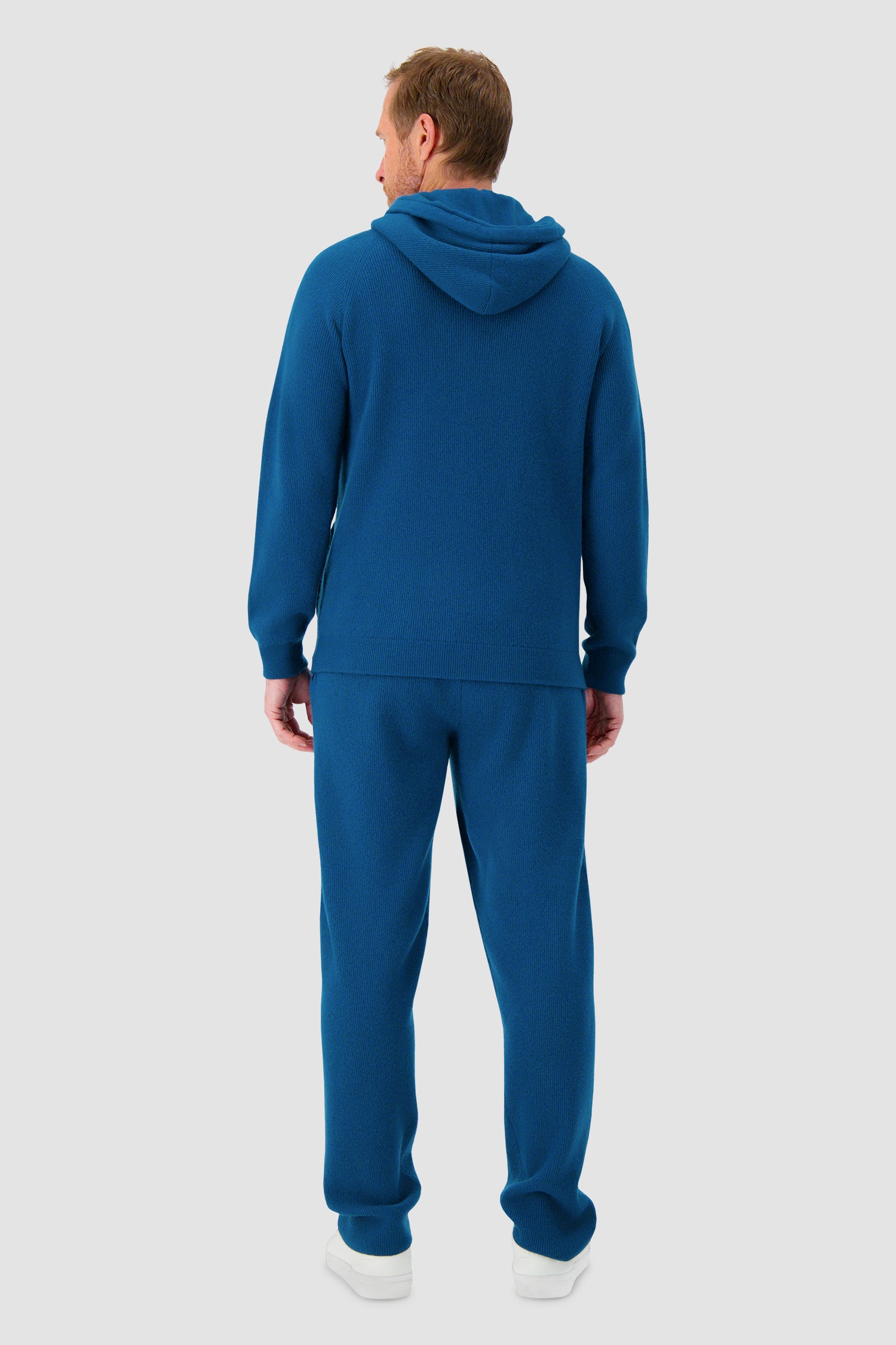 Pashmere Cashmere Hoodie - Blue