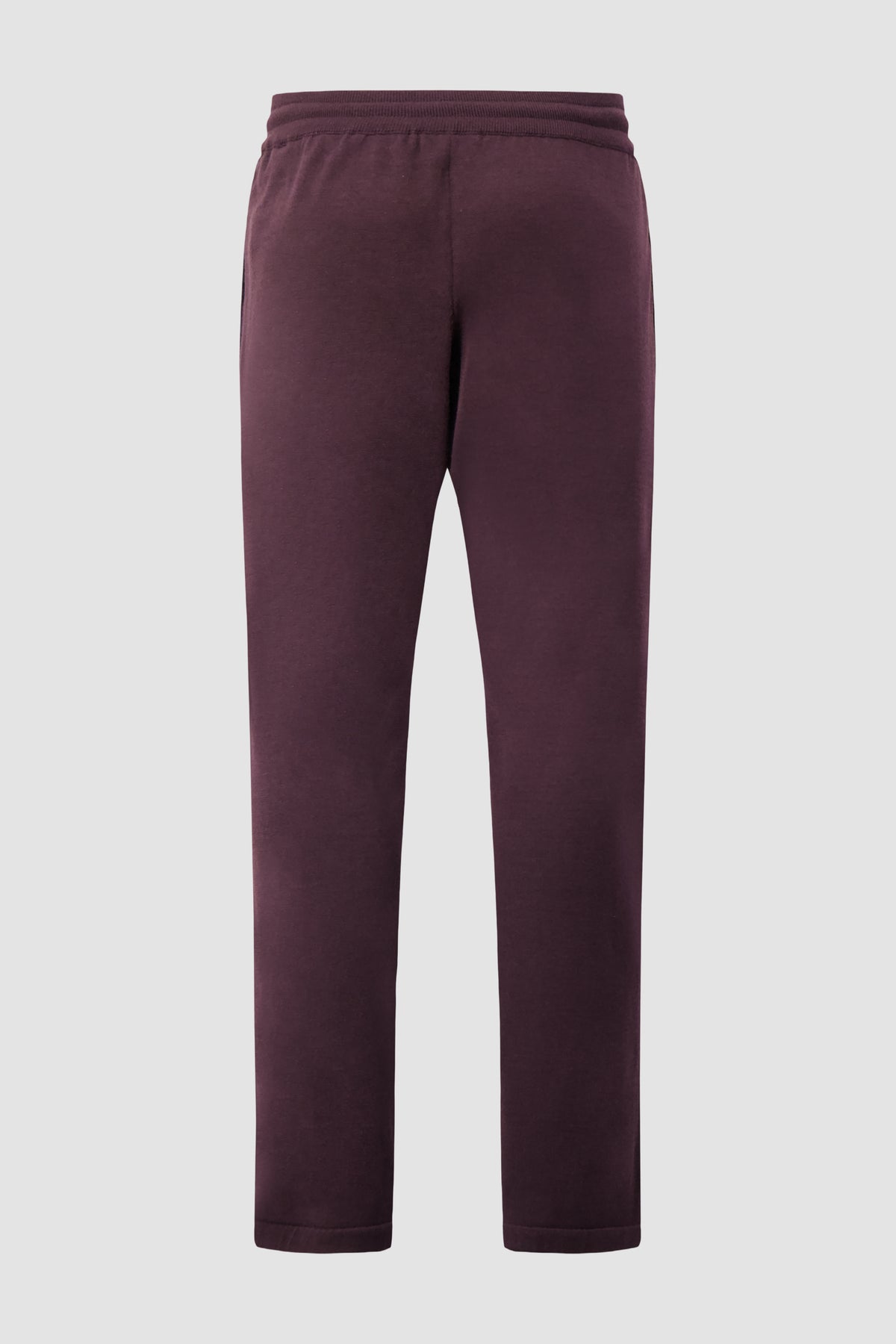 Pashmere Burgundy Wool Silk Cashmere Sweatpant