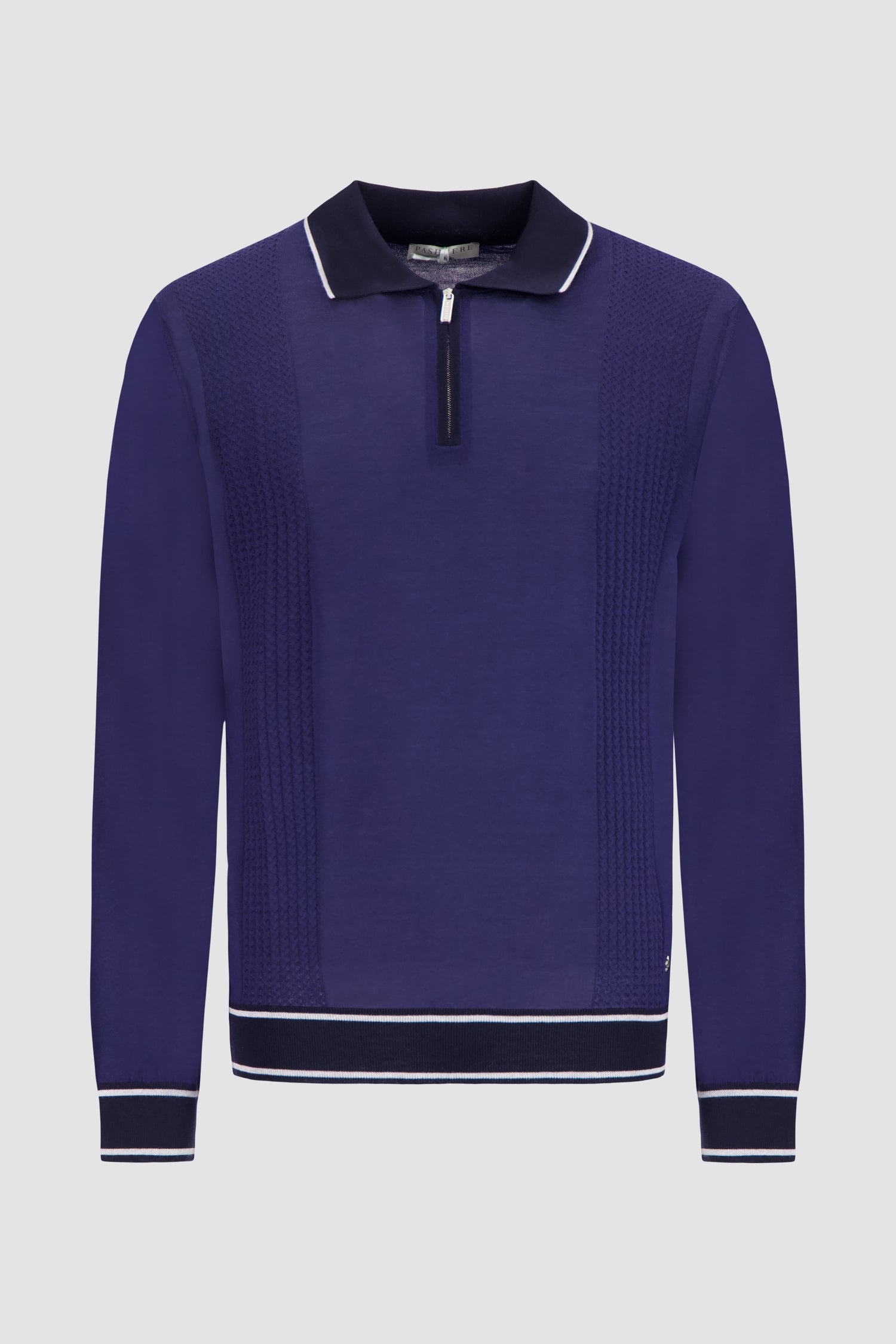 Pashmere  Zip Polo