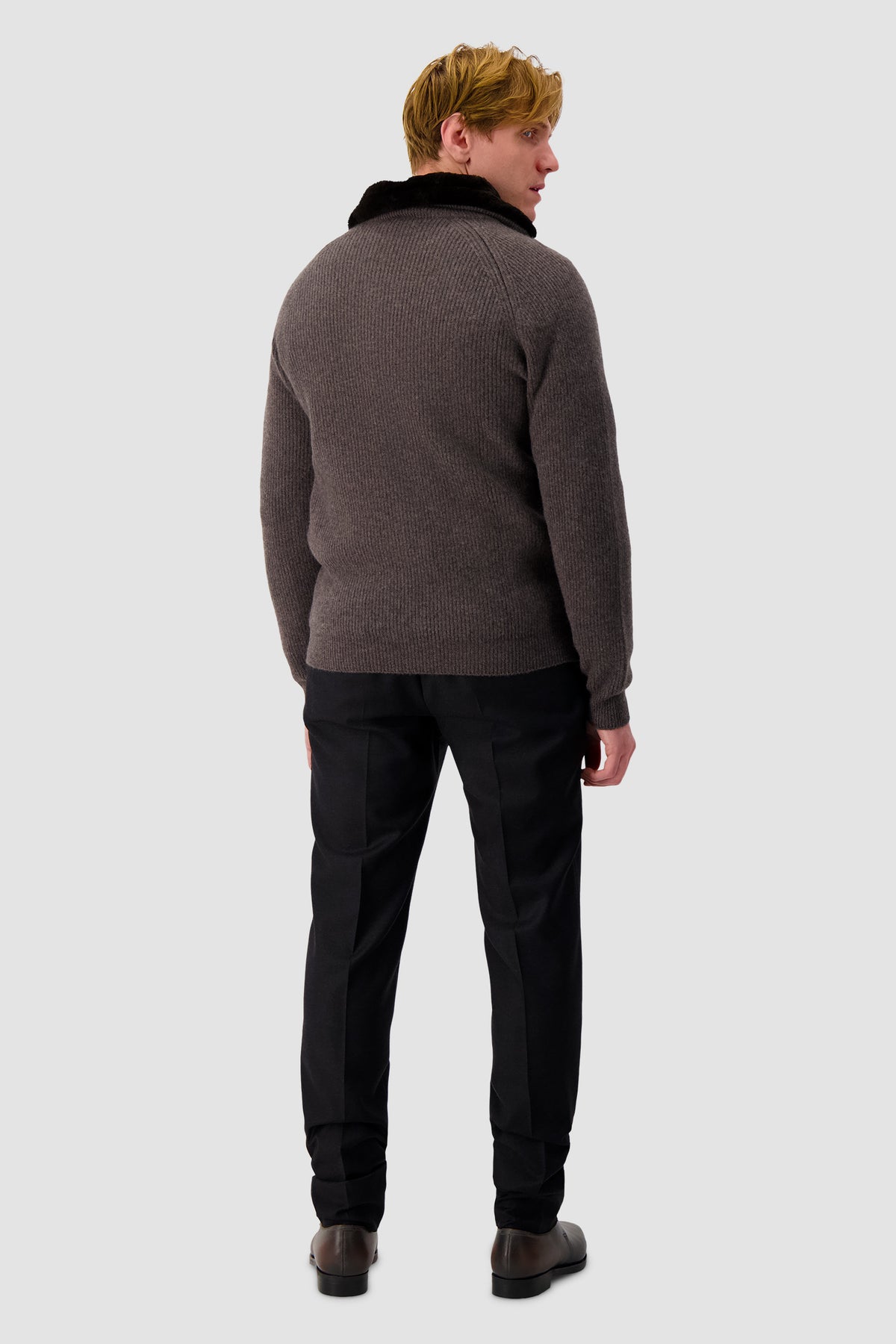 Veste en cachemire marron Pashmere