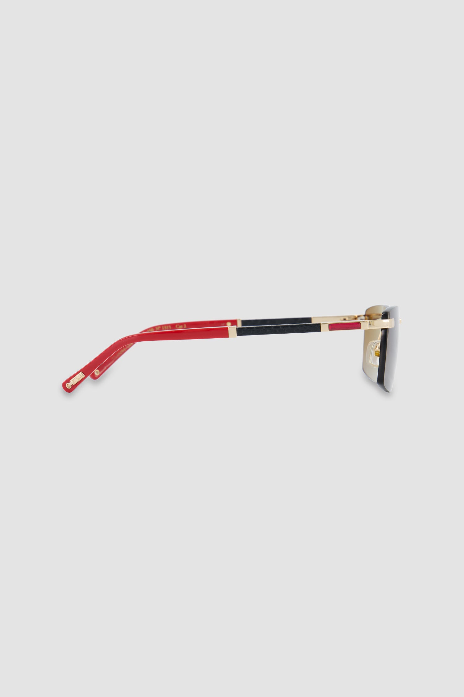 Zilli Black/Red Cat 2 Sunglasses