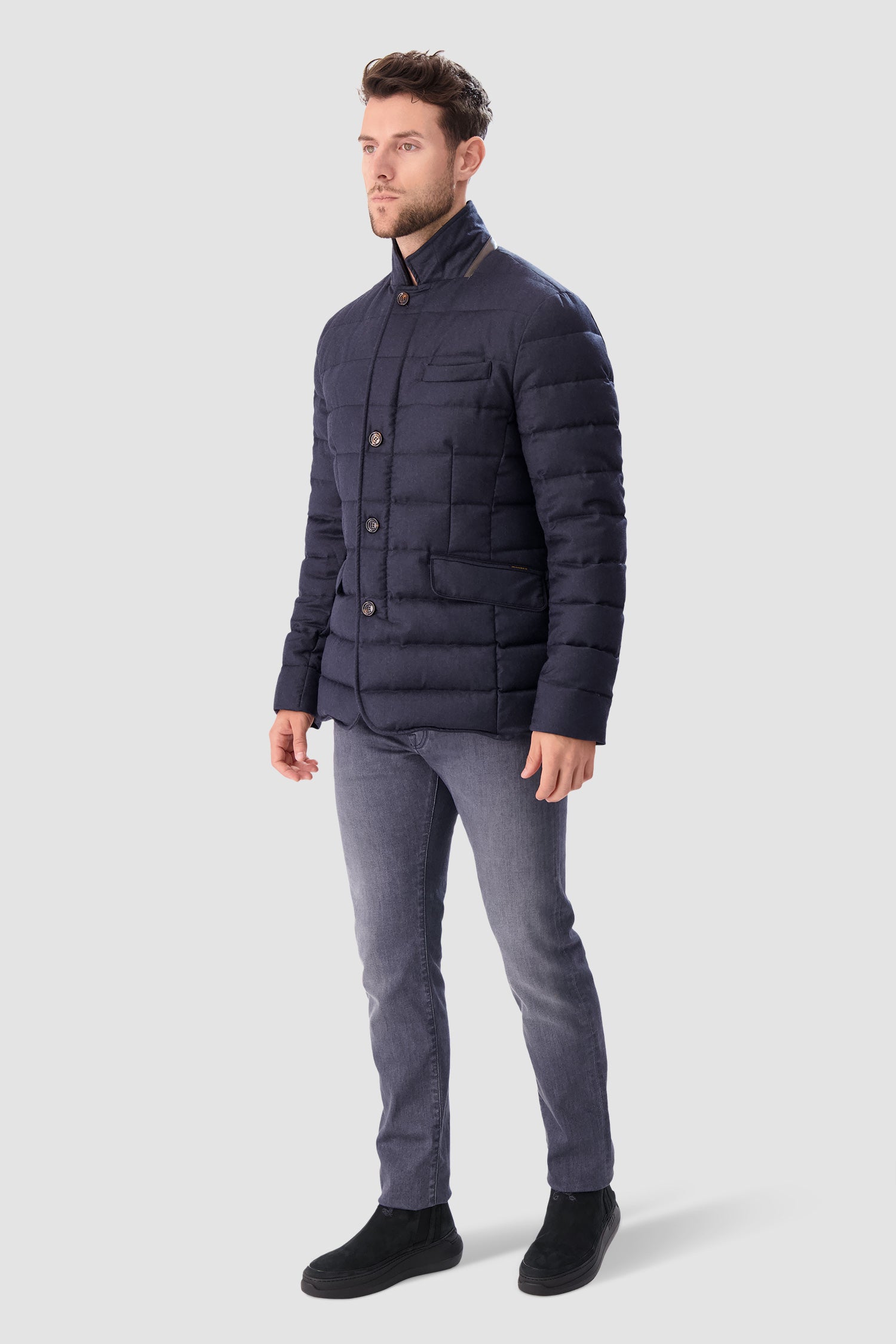 Moorer Blue Grey ZAYN-L Jacket