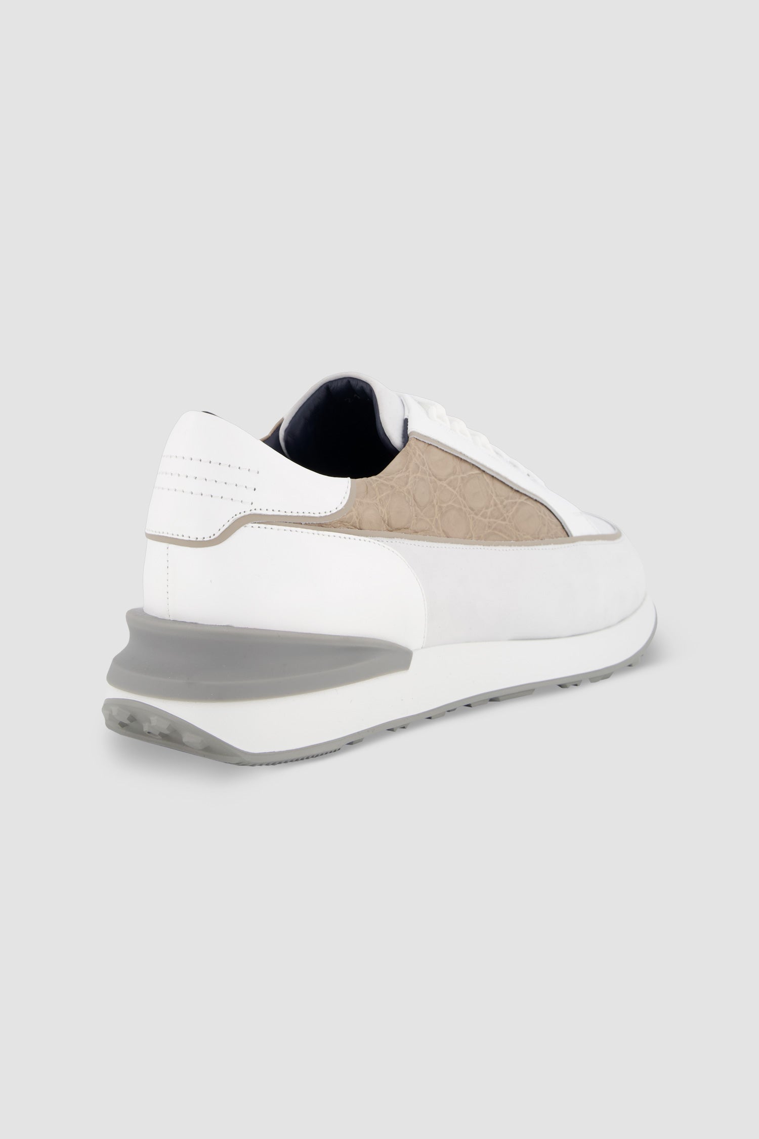 Zilli White Calfskin Sneakers