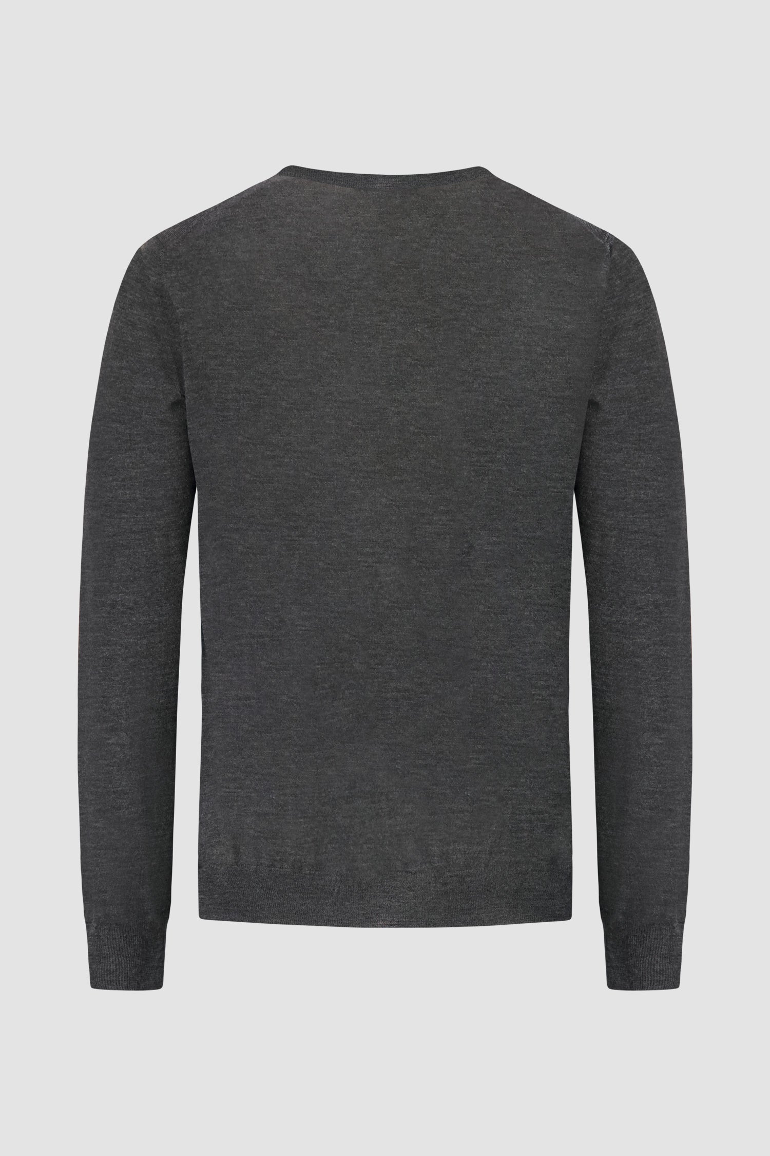 Barba Napoli Grey Round Neck Paricollo Sweater