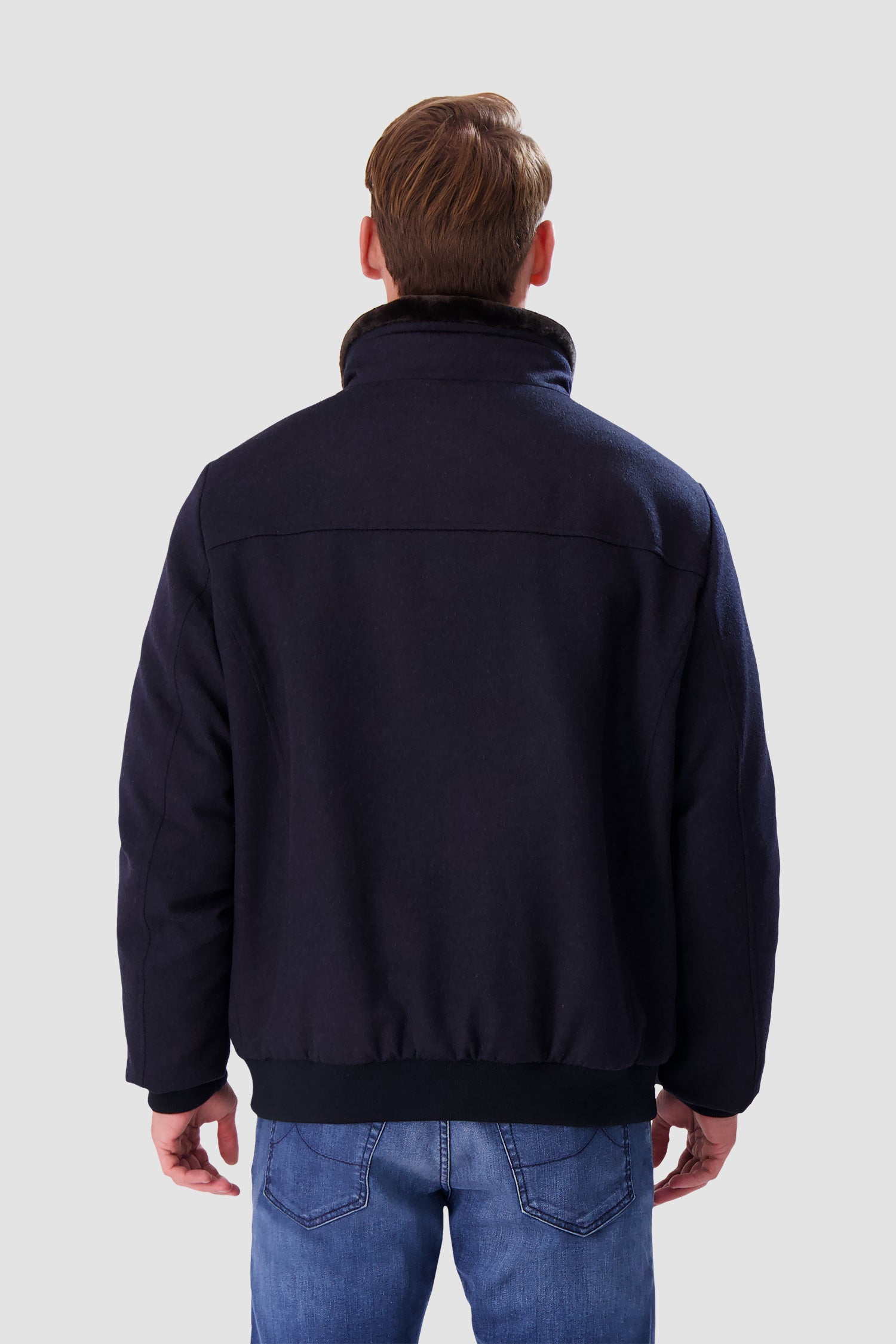 Moorer Blue Grey BELLATI-LS9 Jacket