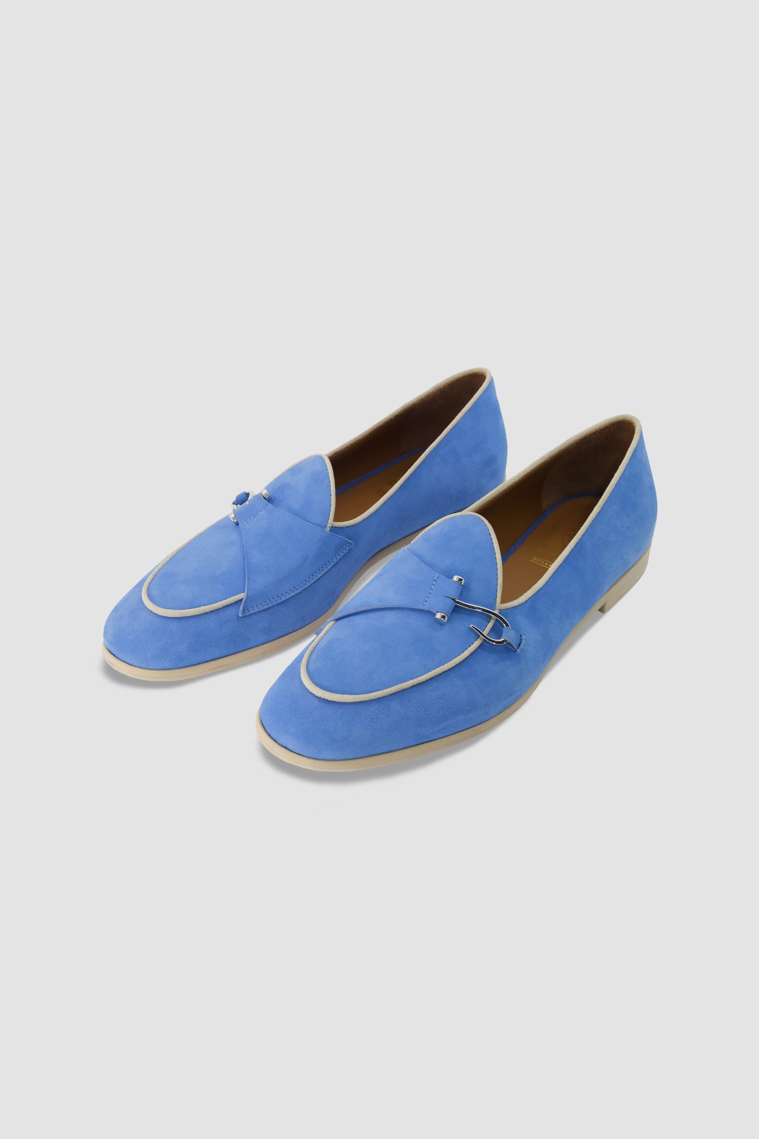Edhen Milano Comporta Go Blue Suede Loafers