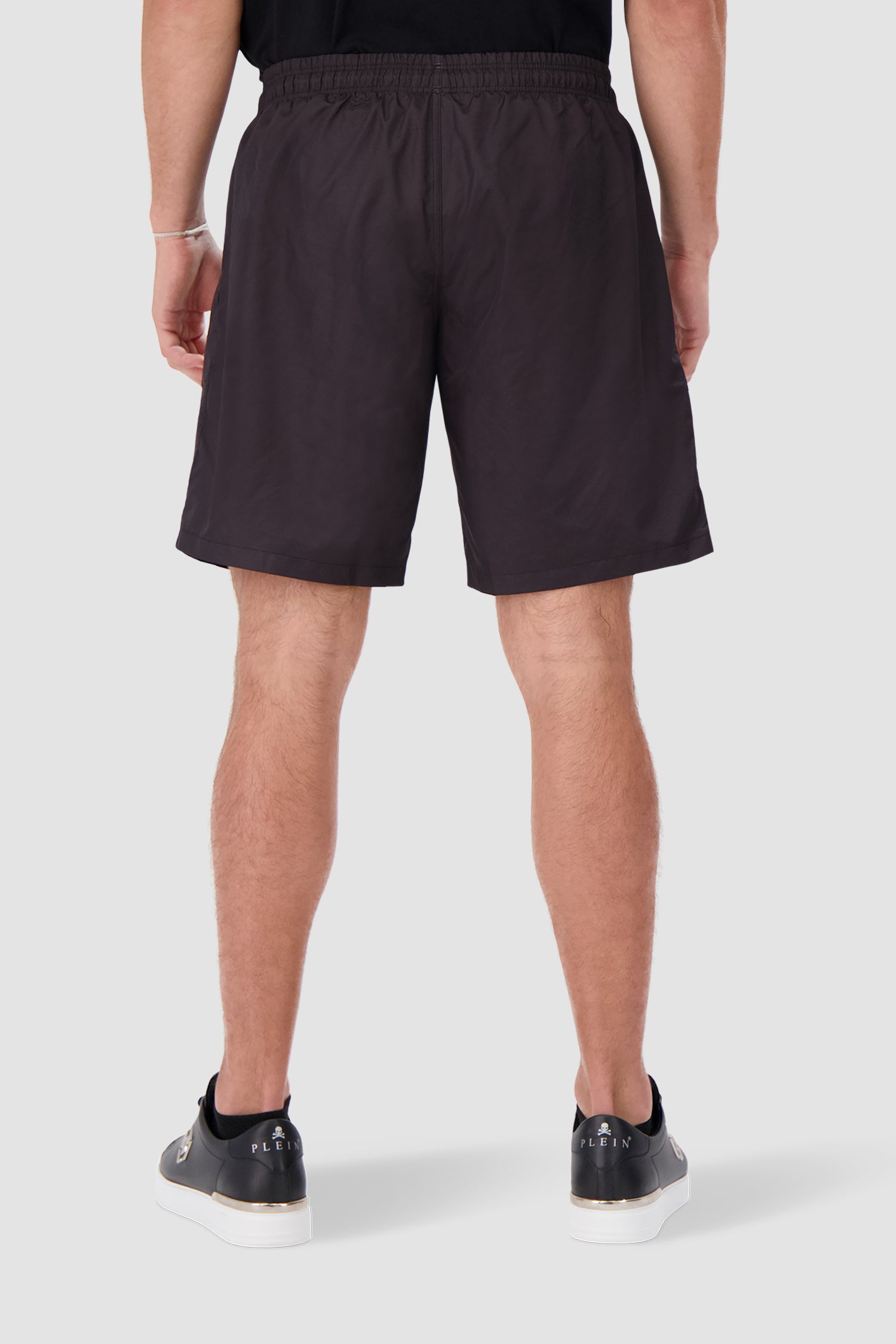 Philipp Plein Black Bulldogs Swim Trunks