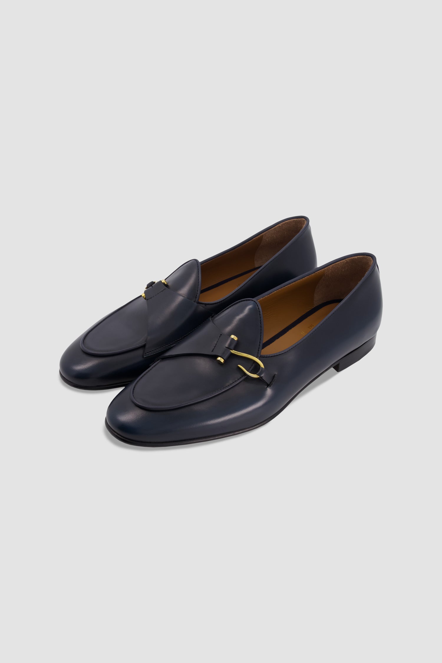 Edhen Milano Comporta Blue Leather Loafers