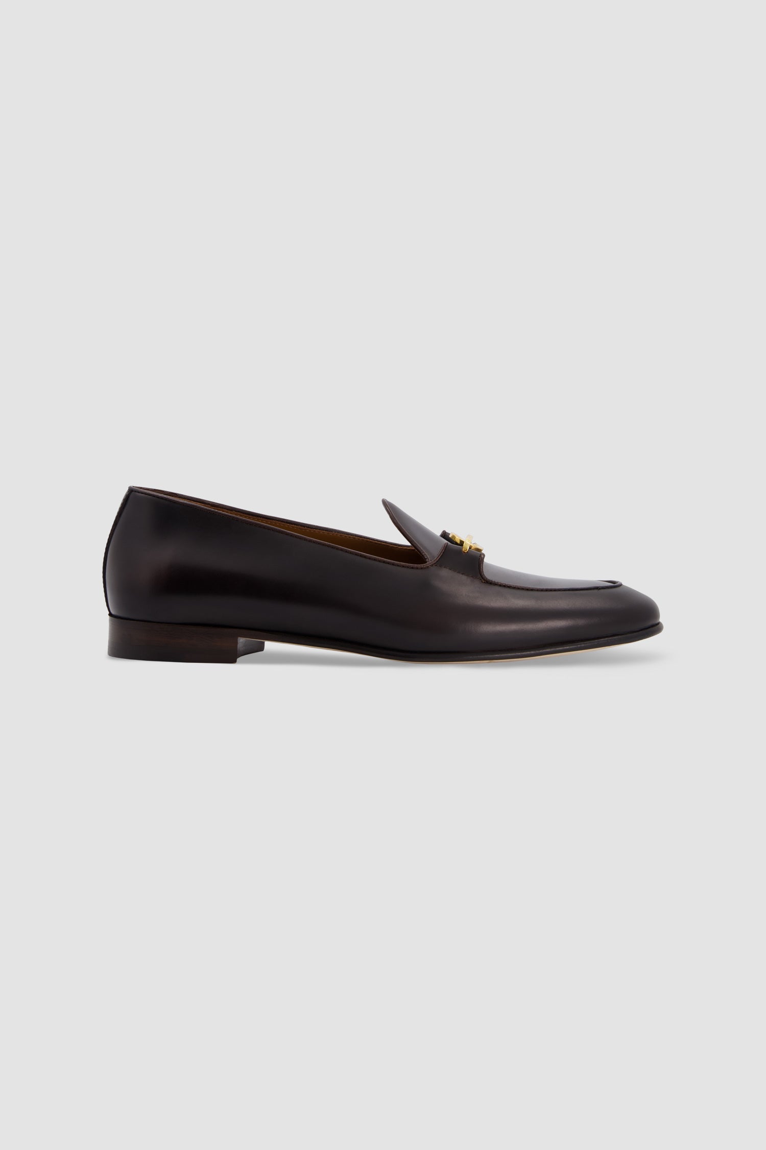 Edhen Milano Comporta Lock Brown Leather Loafers