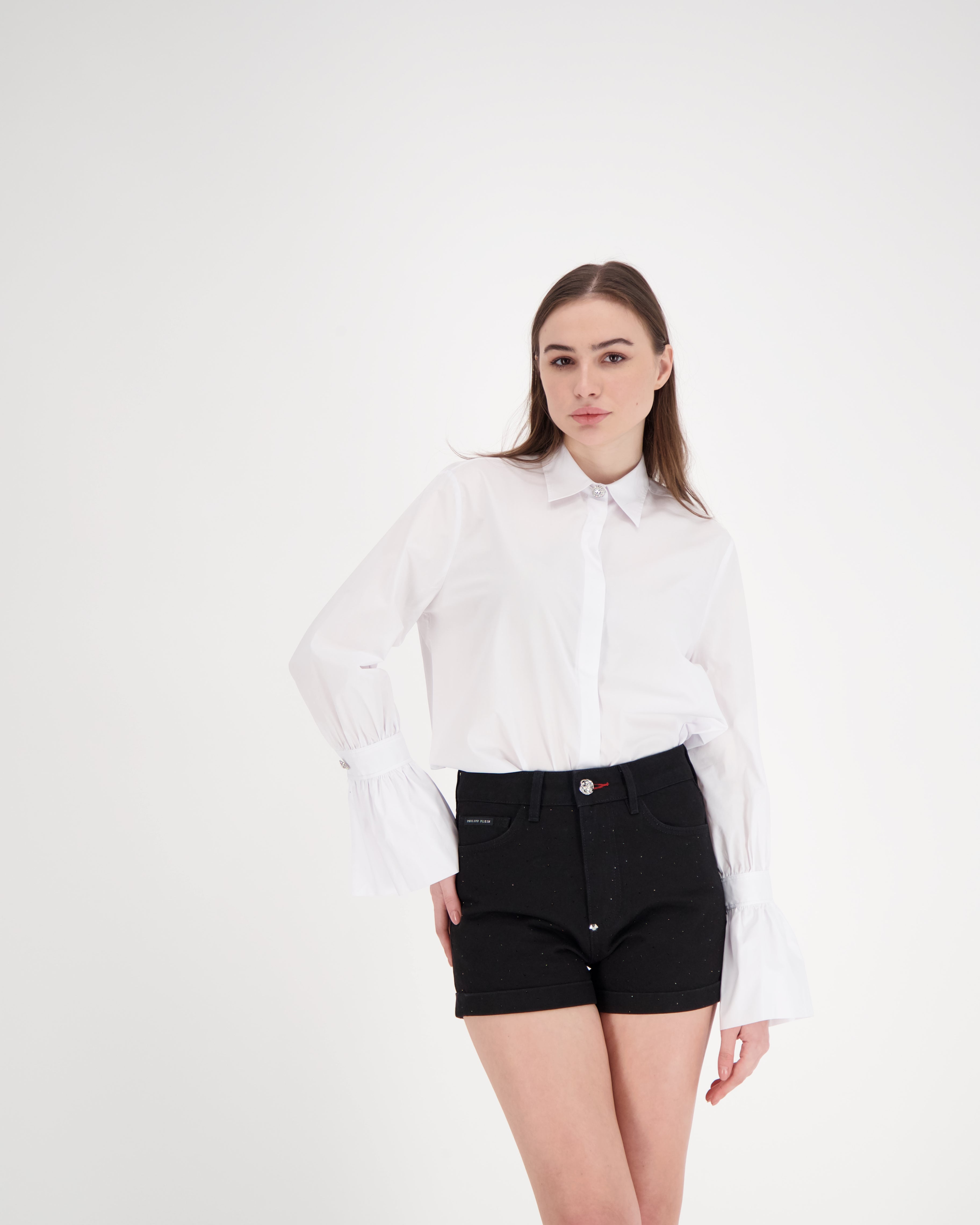 Philipp Plein White Regular Fit Shirt