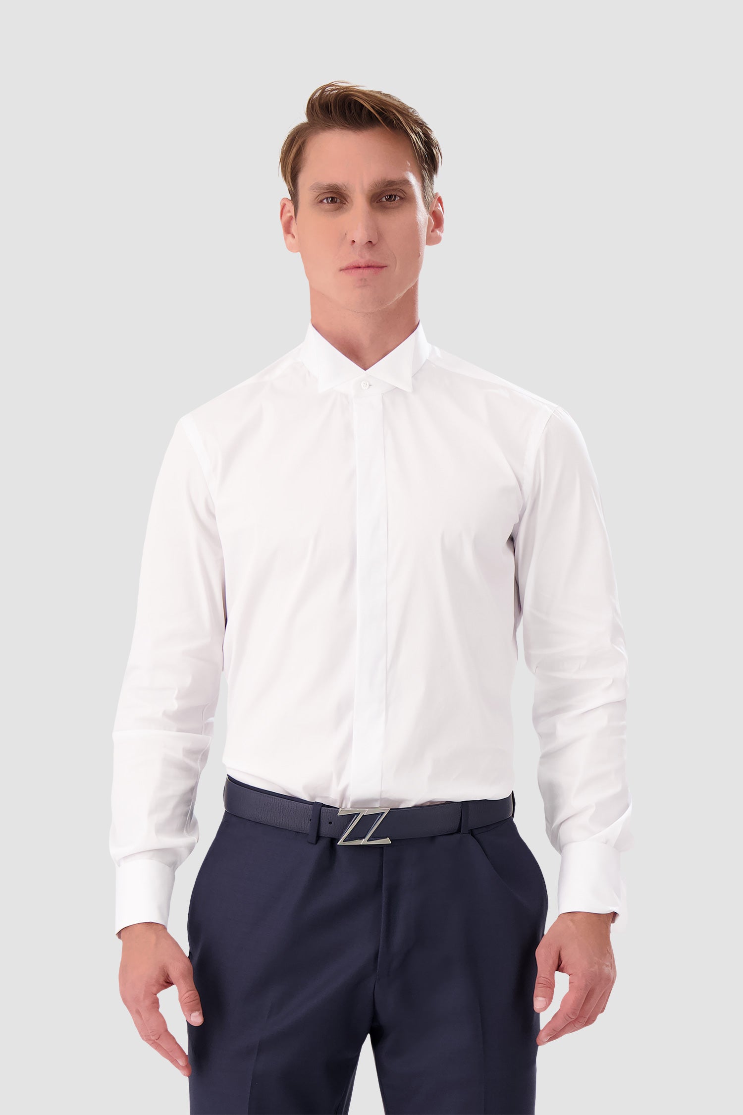 Barba Napoli White Classic Shirt